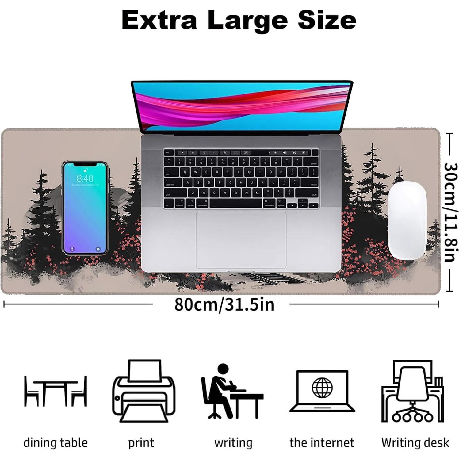 Alfombrilla de Ratón Cromcu Vintage Train 800x300mm Antideslizante