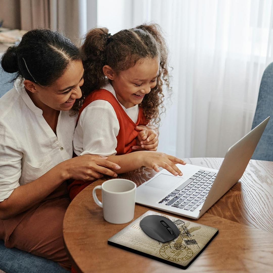 Almohadilla de Ratón 3dRose Vintage Libélula 20x20cm