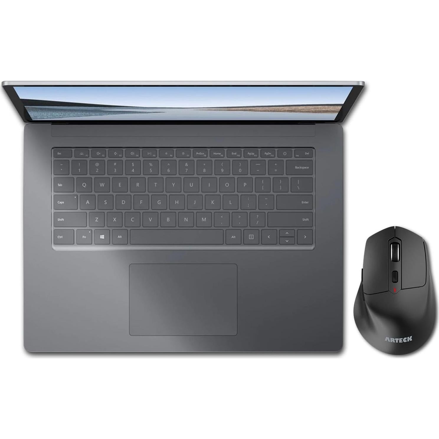 Ratón Inalámbrico Arteck MW360 Ergonómico con Clic Silencioso