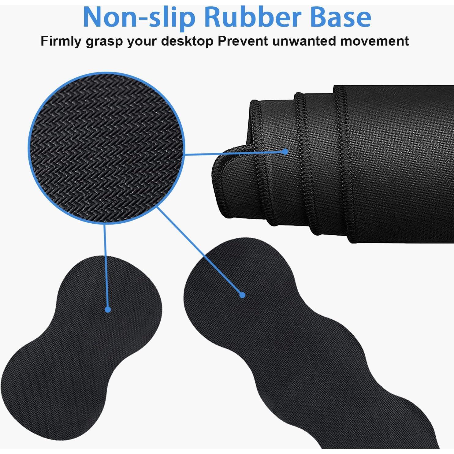 Reposamuñecas ergonómico DEHJYYIJUY XXL para teclado y mouse