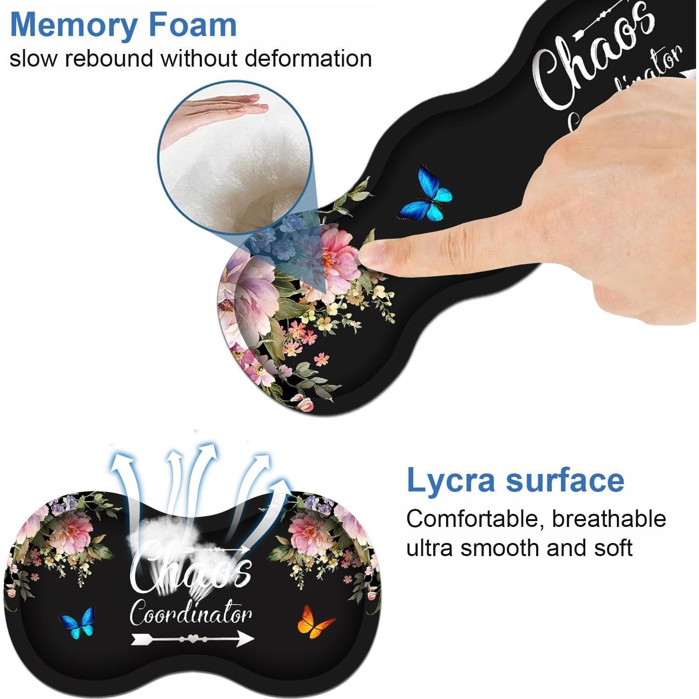 Reposamuñecas ergonómico DEHJYYIJUY XXL para teclado y mouse