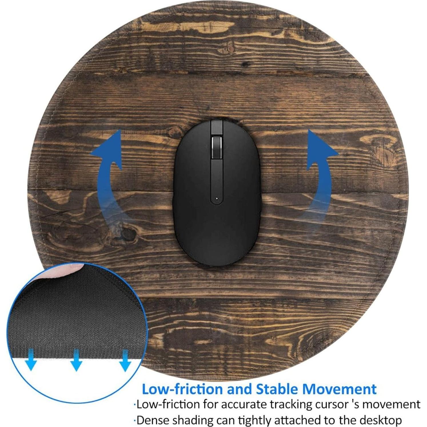 Alfombrilla de Ratón Redonda VOGVOUVGU 20.1 cm Antideslizante