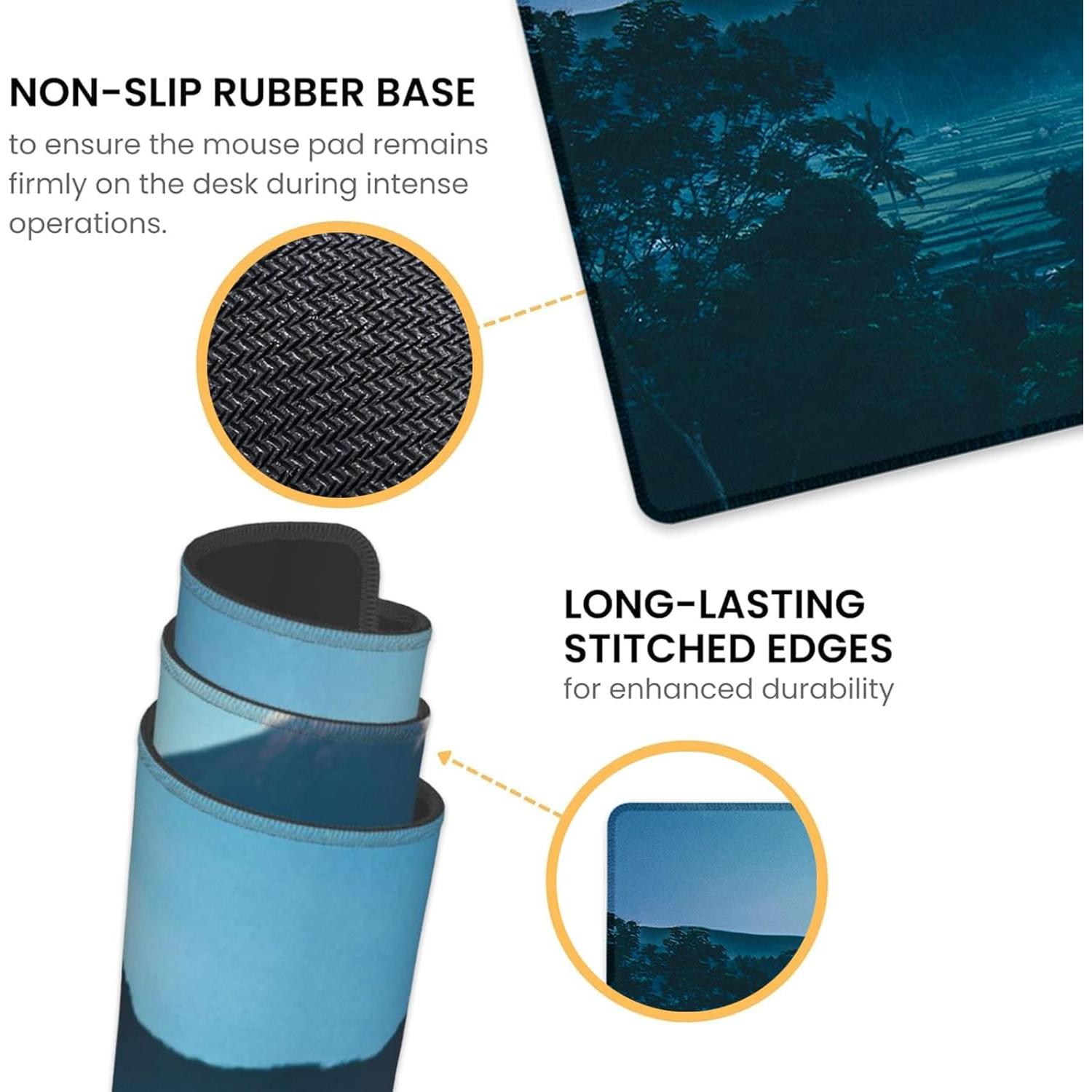 Alfombrilla de Ratón Ti Caldi Mushroom35 80x30 cm Botánica