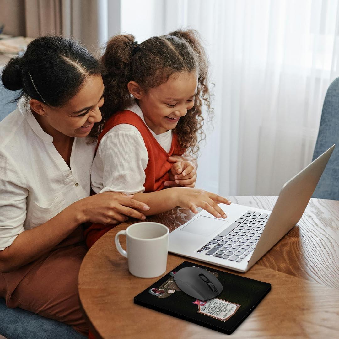 Alfombrilla de Ratón 3D Rose Vintage Marmon 34 20x20 cm