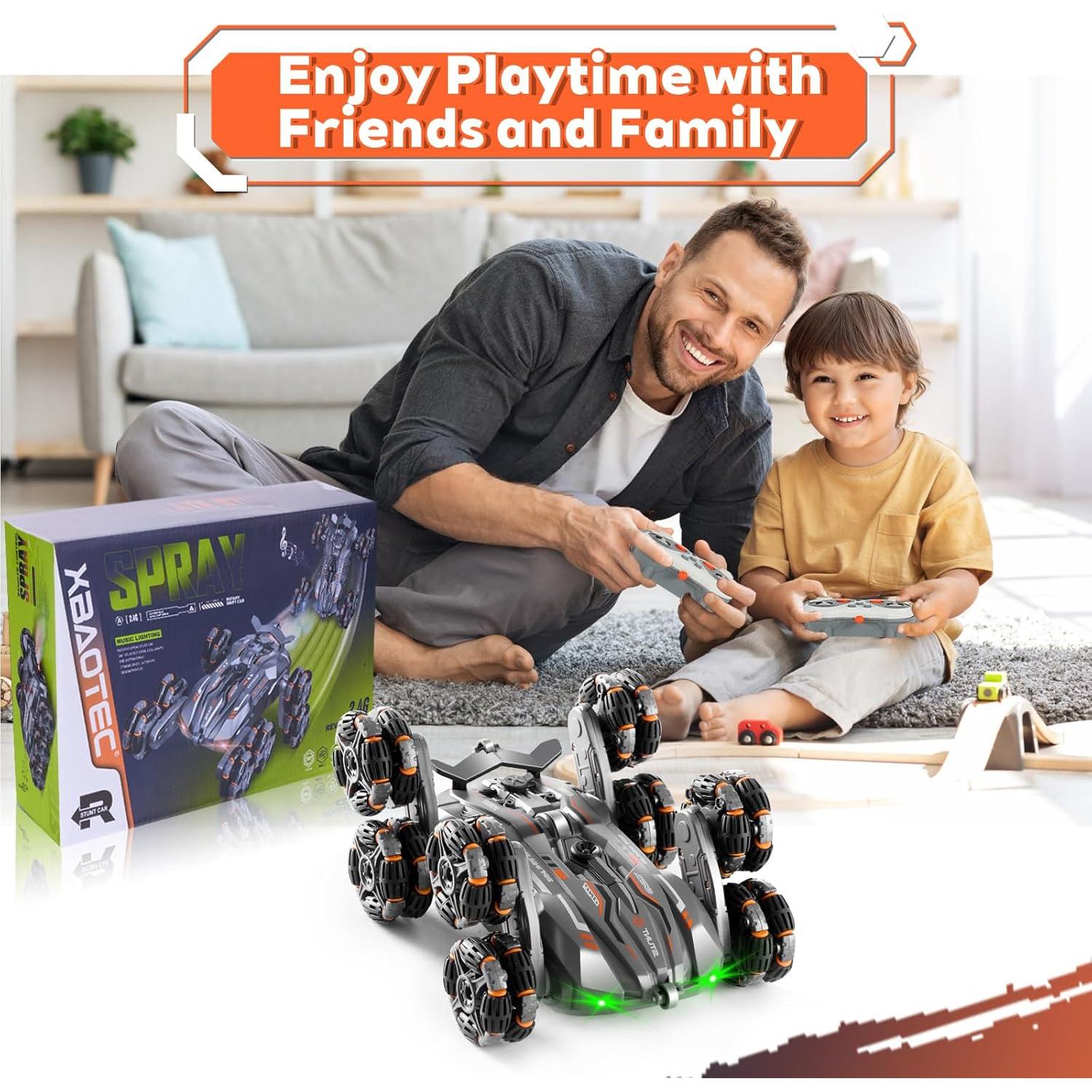 Coche RC Acrobático 8 Ruedas Sumeaut con Control Remoto 2.4GHz