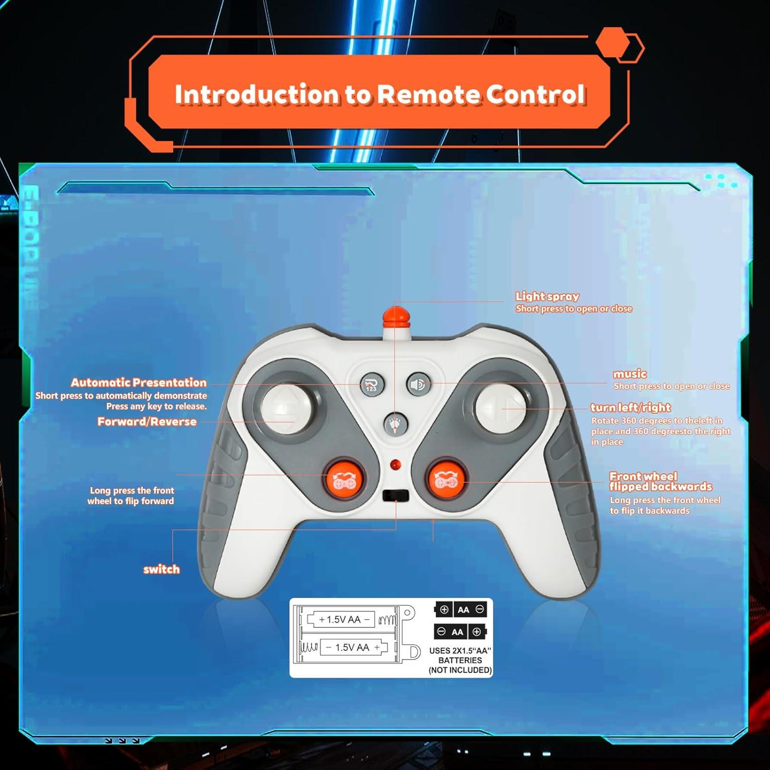 Coche RC Acrobático 8 Ruedas Sumeaut con Control Remoto 2.4GHz