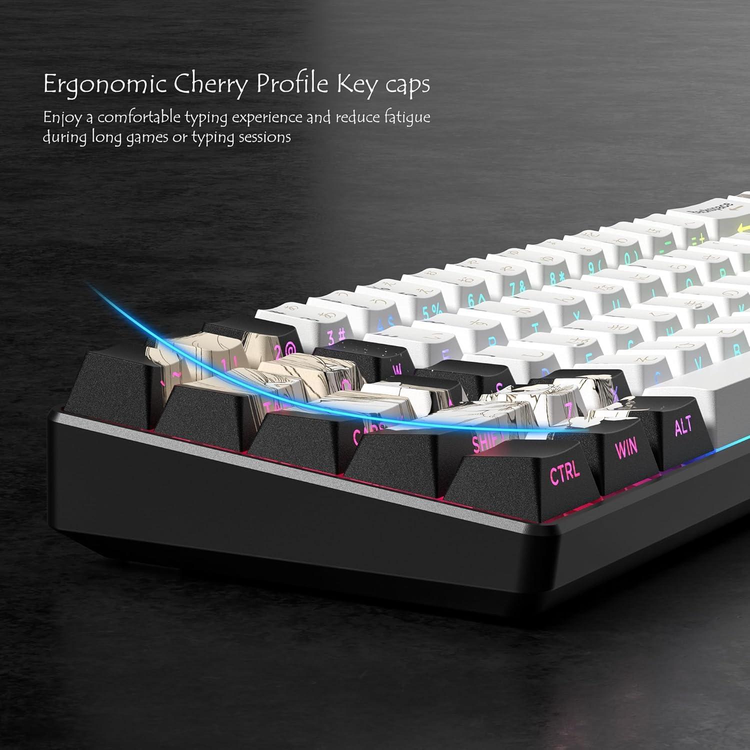 Set de Keycaps Japoneses PBT 130 Teclas Rainy Negro