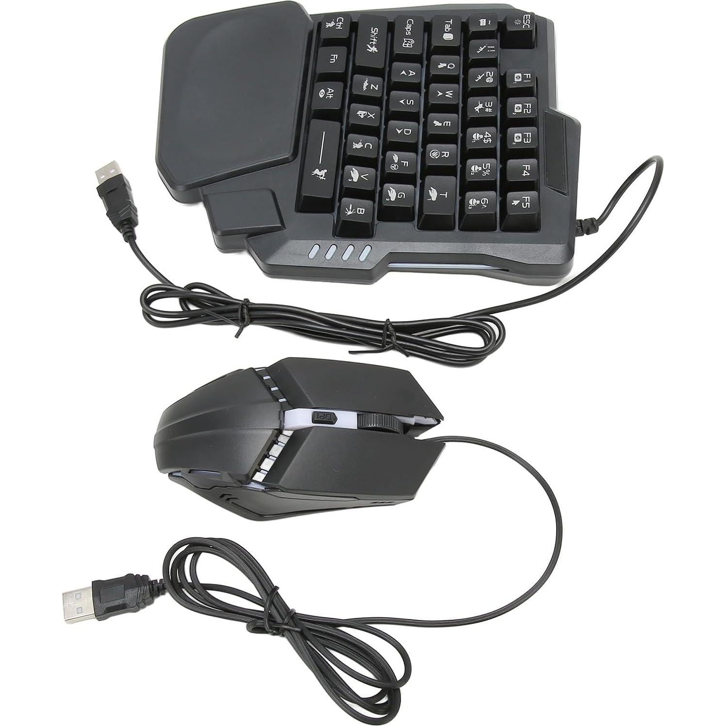 Combo de Juego Móvil Zunate 4 en 1 con Teclado y Ratón