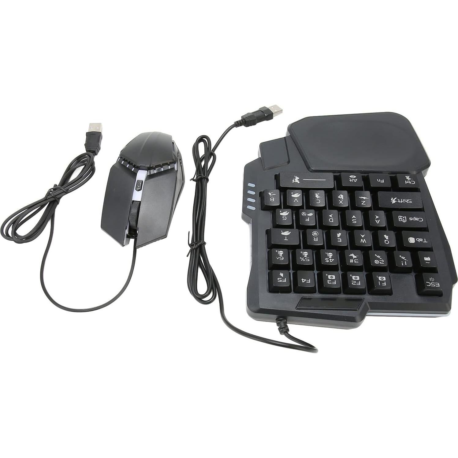 Combo de Juego Móvil Zunate 4 en 1 con Teclado y Ratón