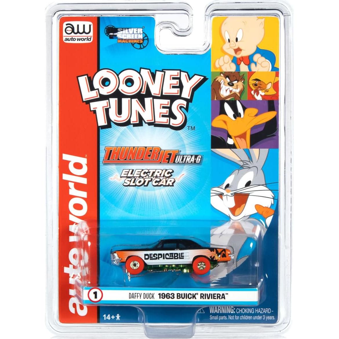 Auto Slot Car Thunderjet Looney Tunes Pato Lucas 1:64