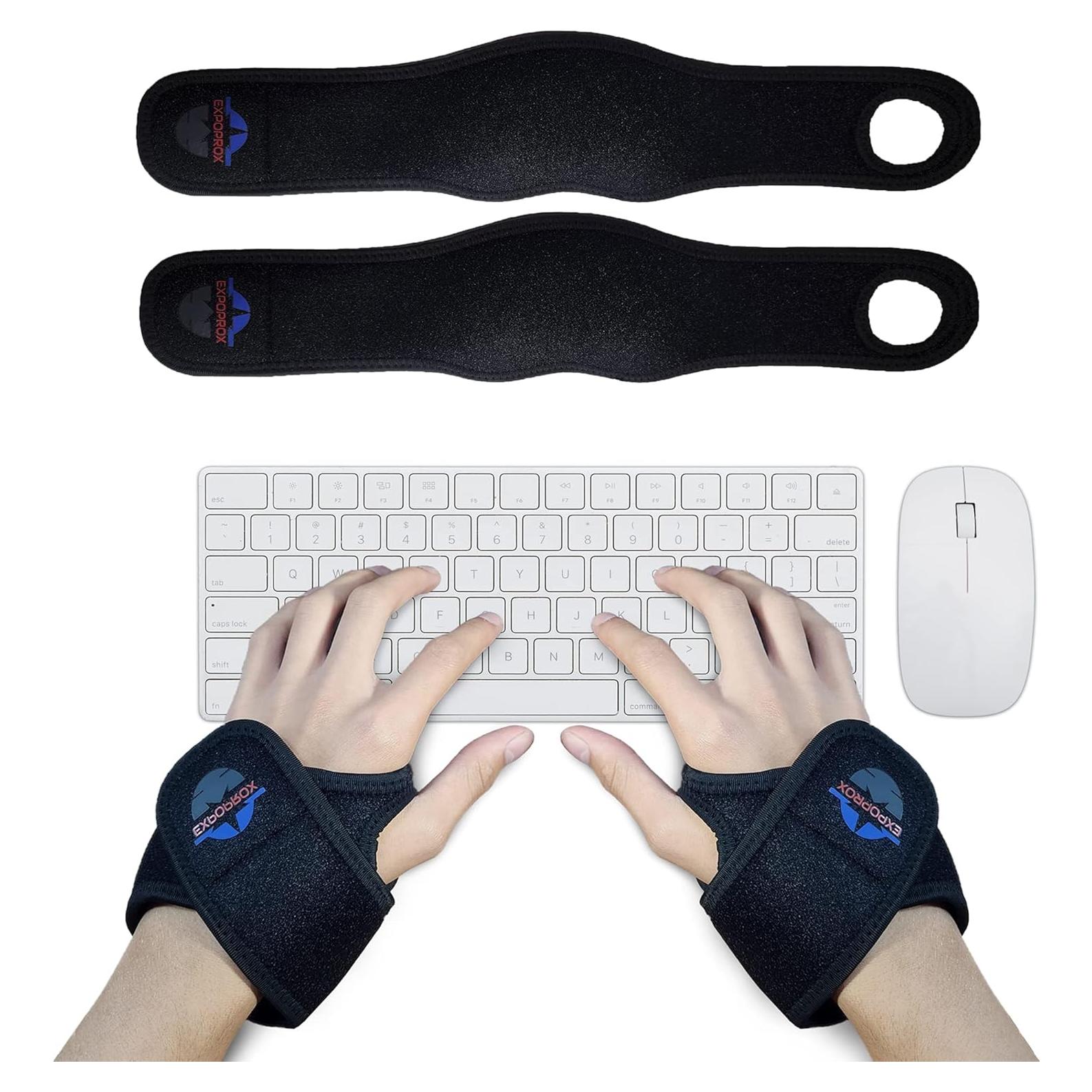 Pads de Reposamuñecas Portátiles Ergonomicos EXPOPROX - Juego de 2
