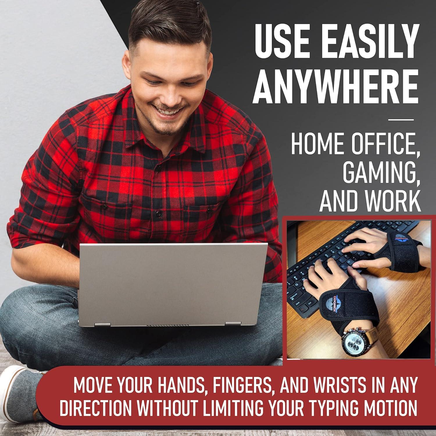 Pads de Reposamuñecas Portátiles Ergonomicos EXPOPROX - Juego de 2