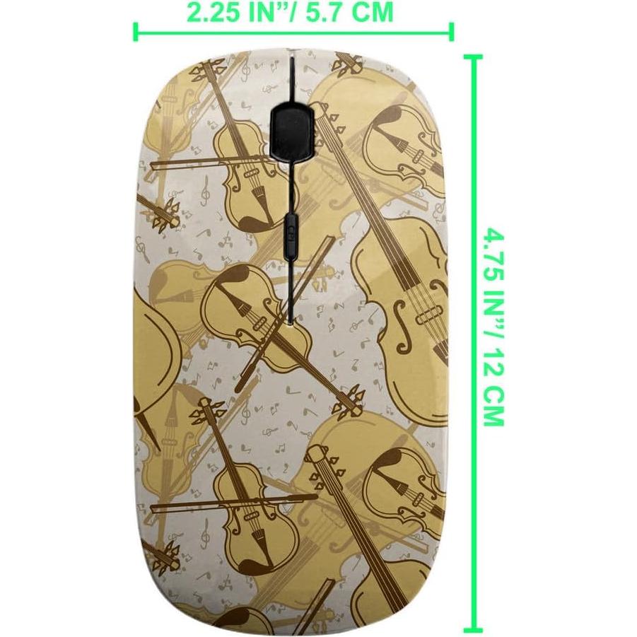 Ratón Inalámbrico Ergonómico Sanacci USB 2.4GHz Diseño Vintage