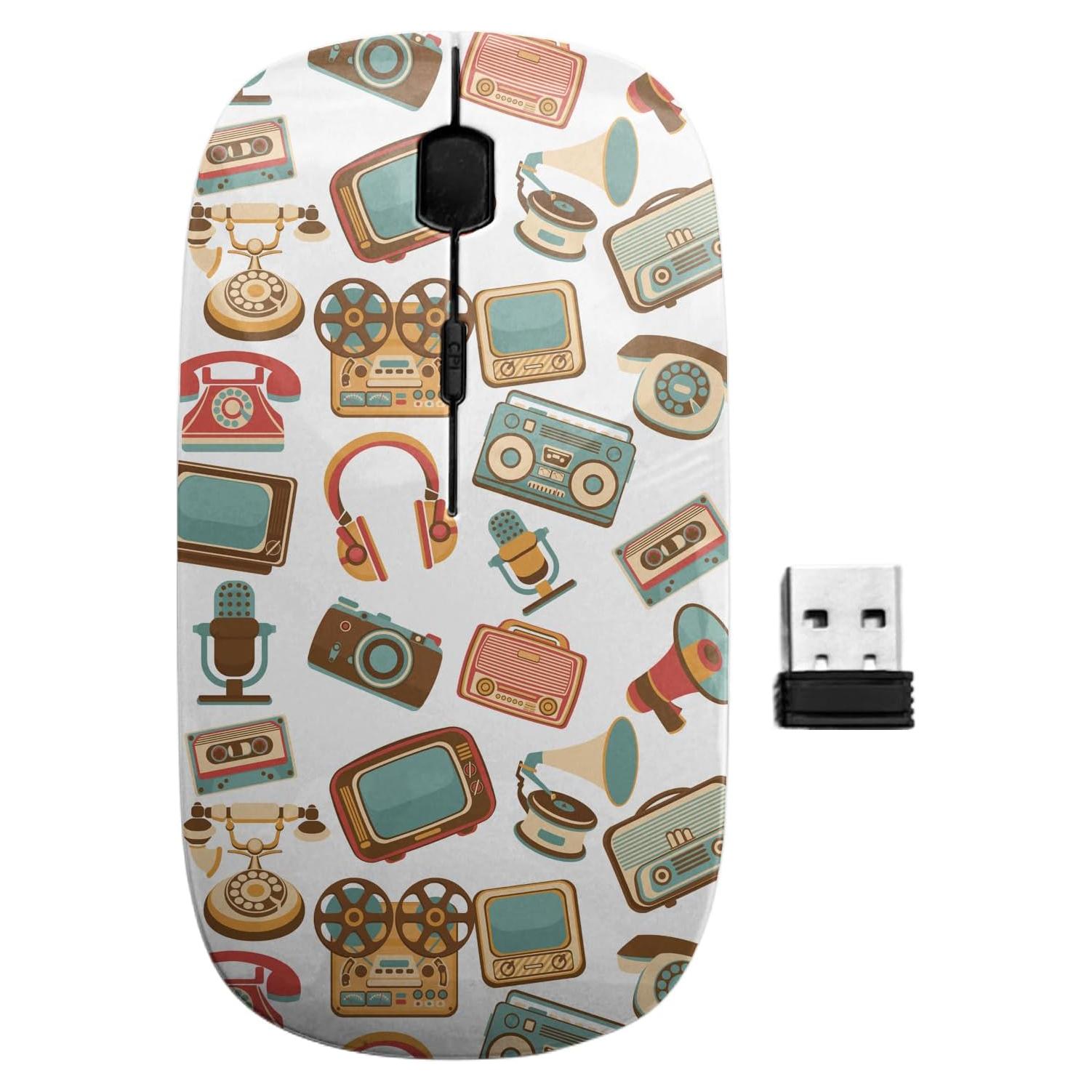 Ratón Inalámbrico Ergonómico Sanacci USB 2.4GHz