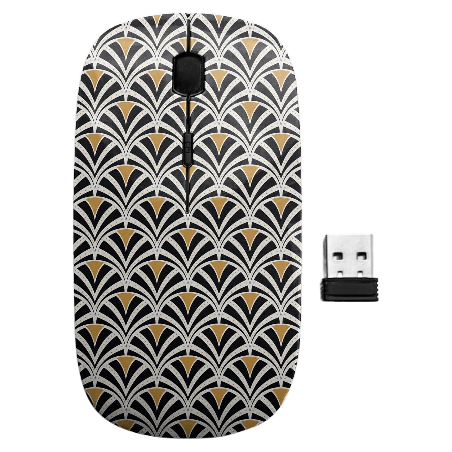 Ratón Inalámbrico Ergonómico Sanacci Art Deco USB