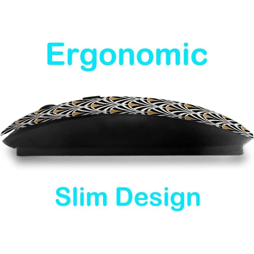 Ratón Inalámbrico Ergonómico Sanacci Art Deco USB