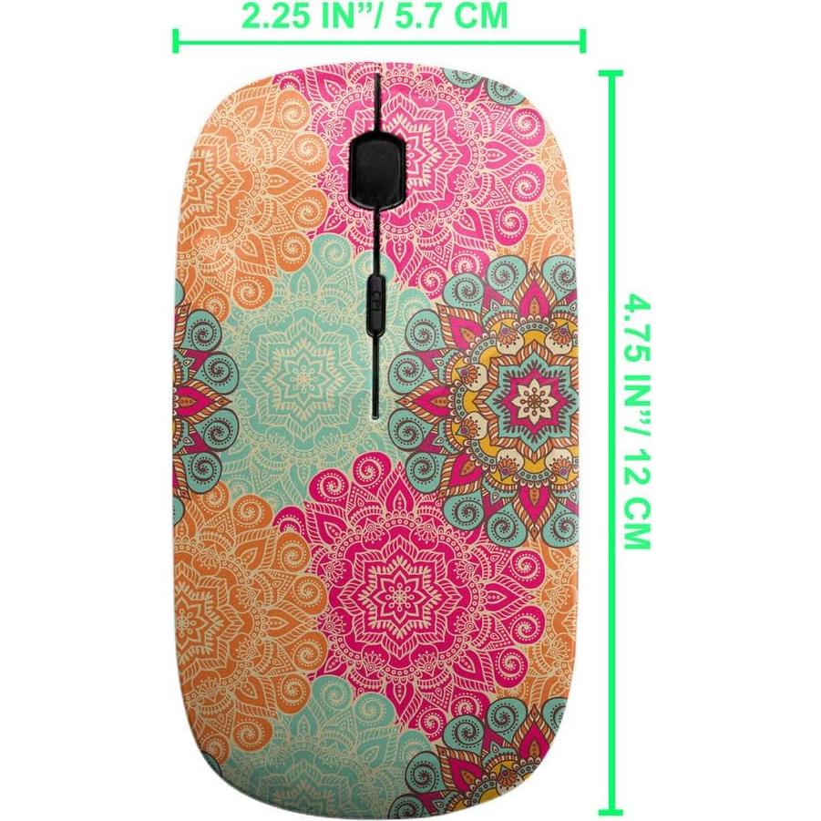 Ratón Inalámbrico Ergonómico Sanacci USB 2.4GHz Vintage