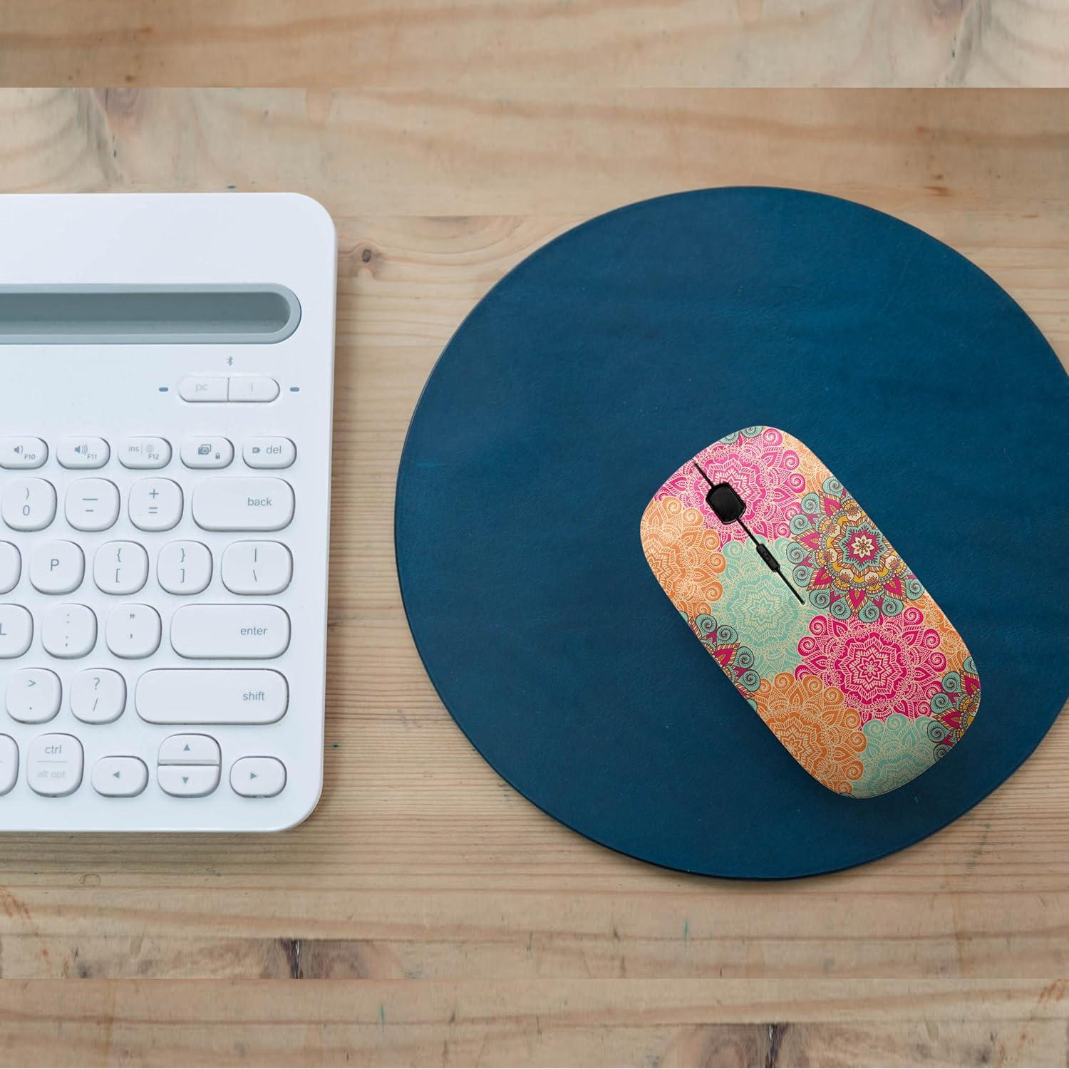 Ratón Inalámbrico Ergonómico Sanacci USB 2.4GHz Vintage