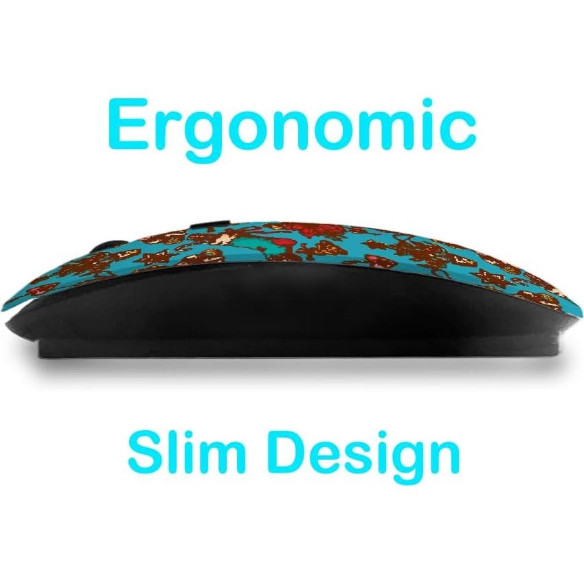 Ratón Inalámbrico Ergonómico Sanacci Vintage Navidad