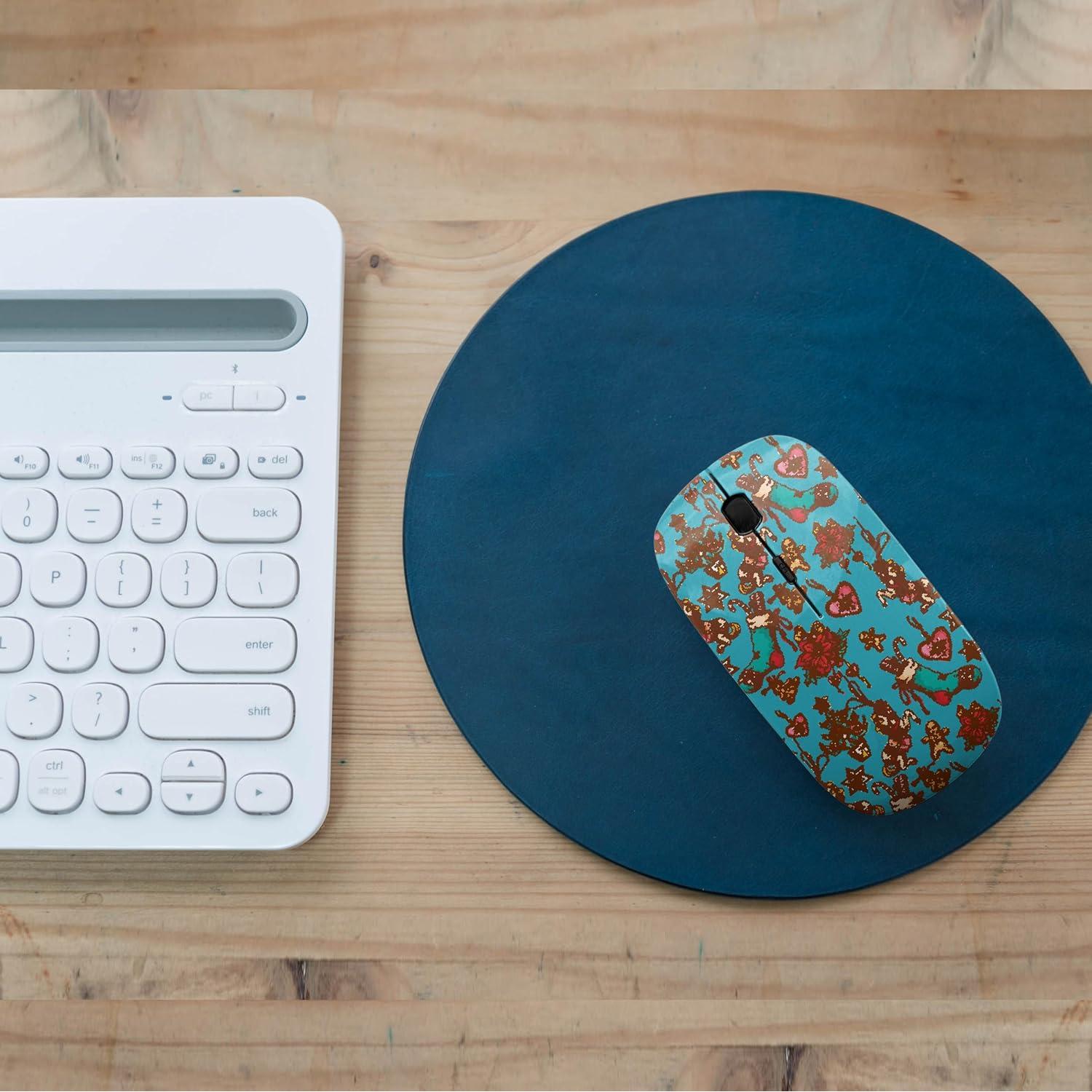 Ratón Inalámbrico Ergonómico Sanacci Vintage Navidad