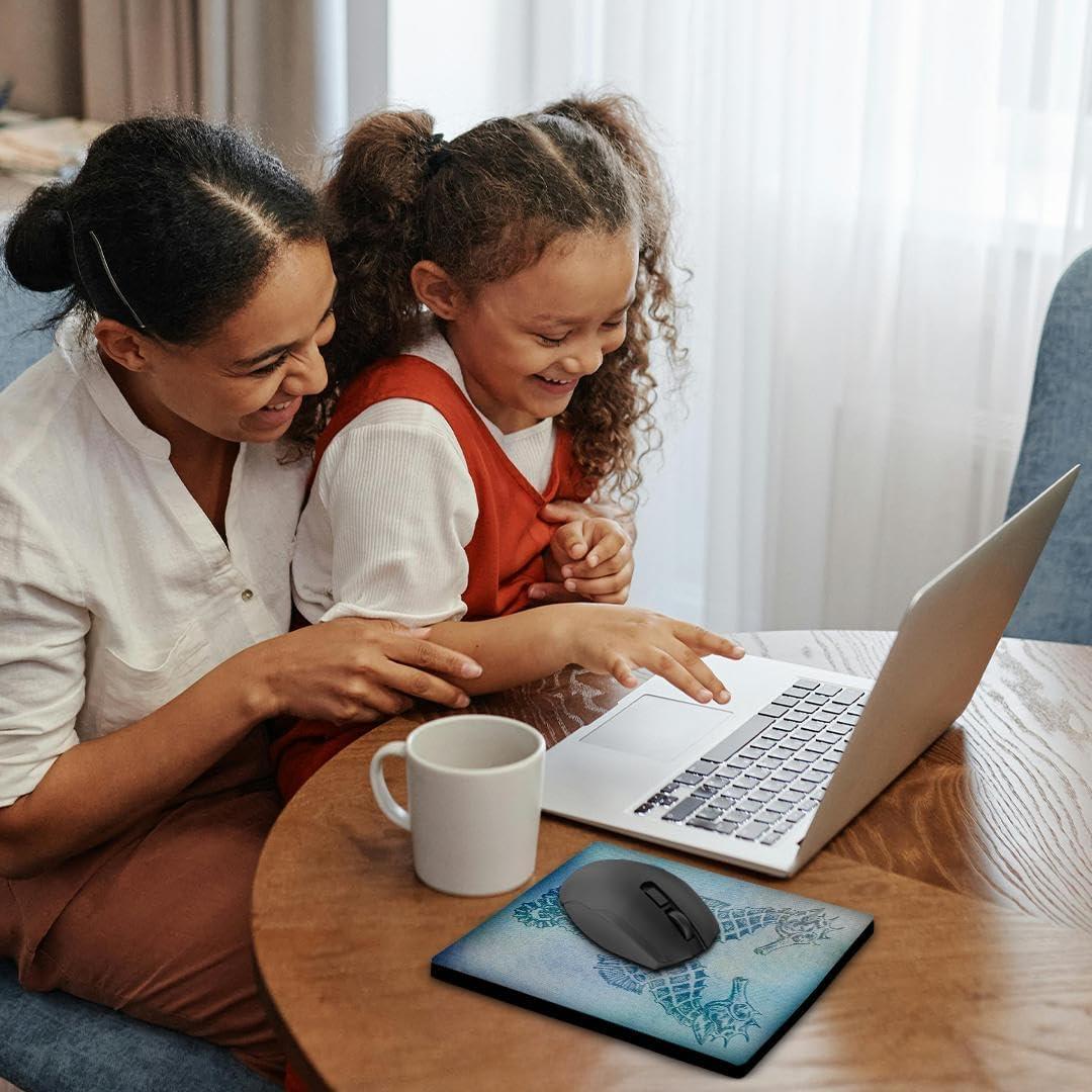 Alfombrilla de Ratón 3dRose Caballitos de Mar 20x20cm