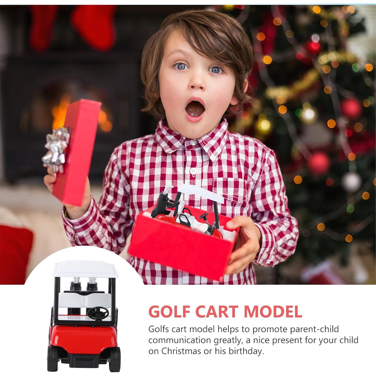 Mini Carrito de Golf IMIKEYA 1:20 Metal Fundido Rojo