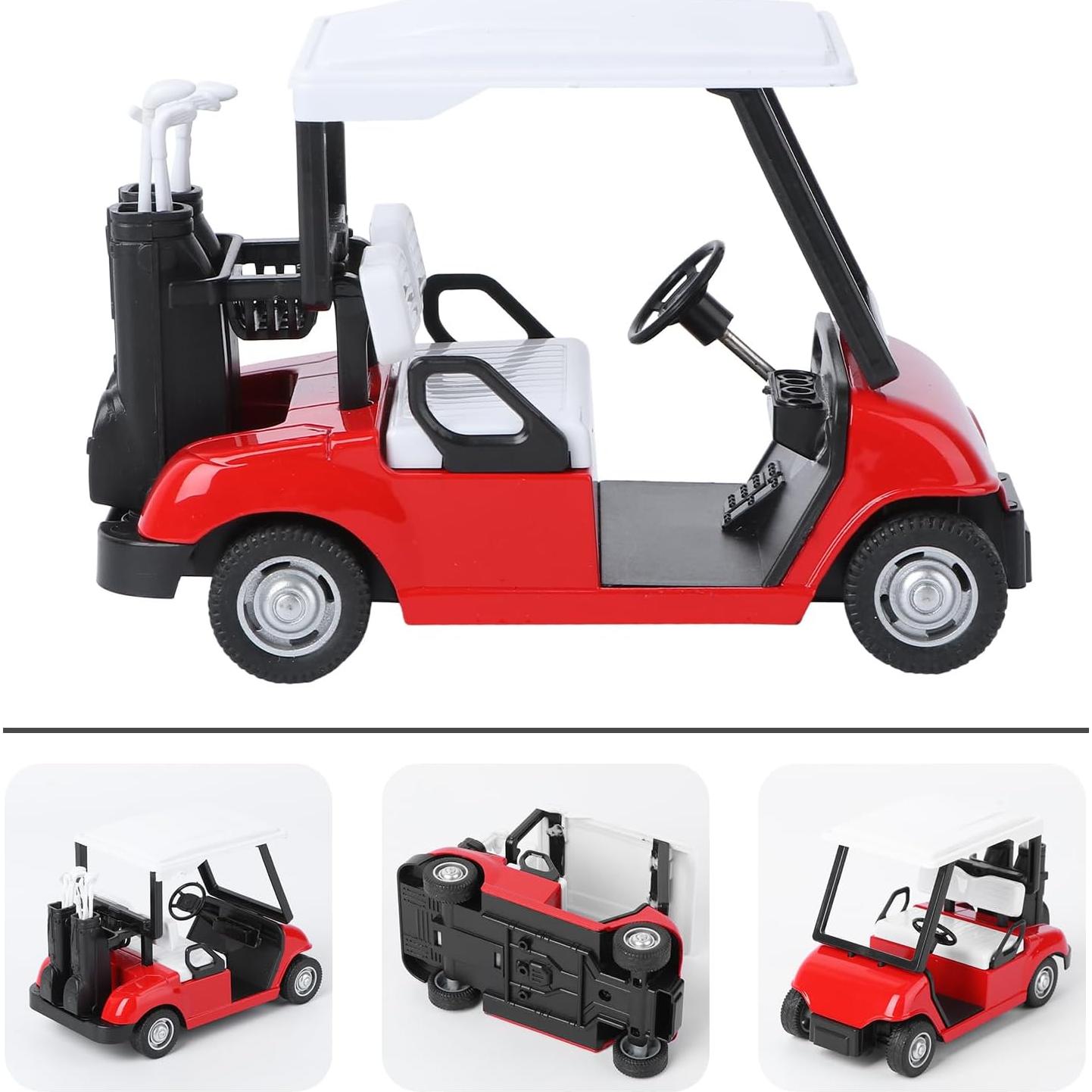 Mini Carrito de Golf IMIKEYA 1:20 Metal Fundido Rojo