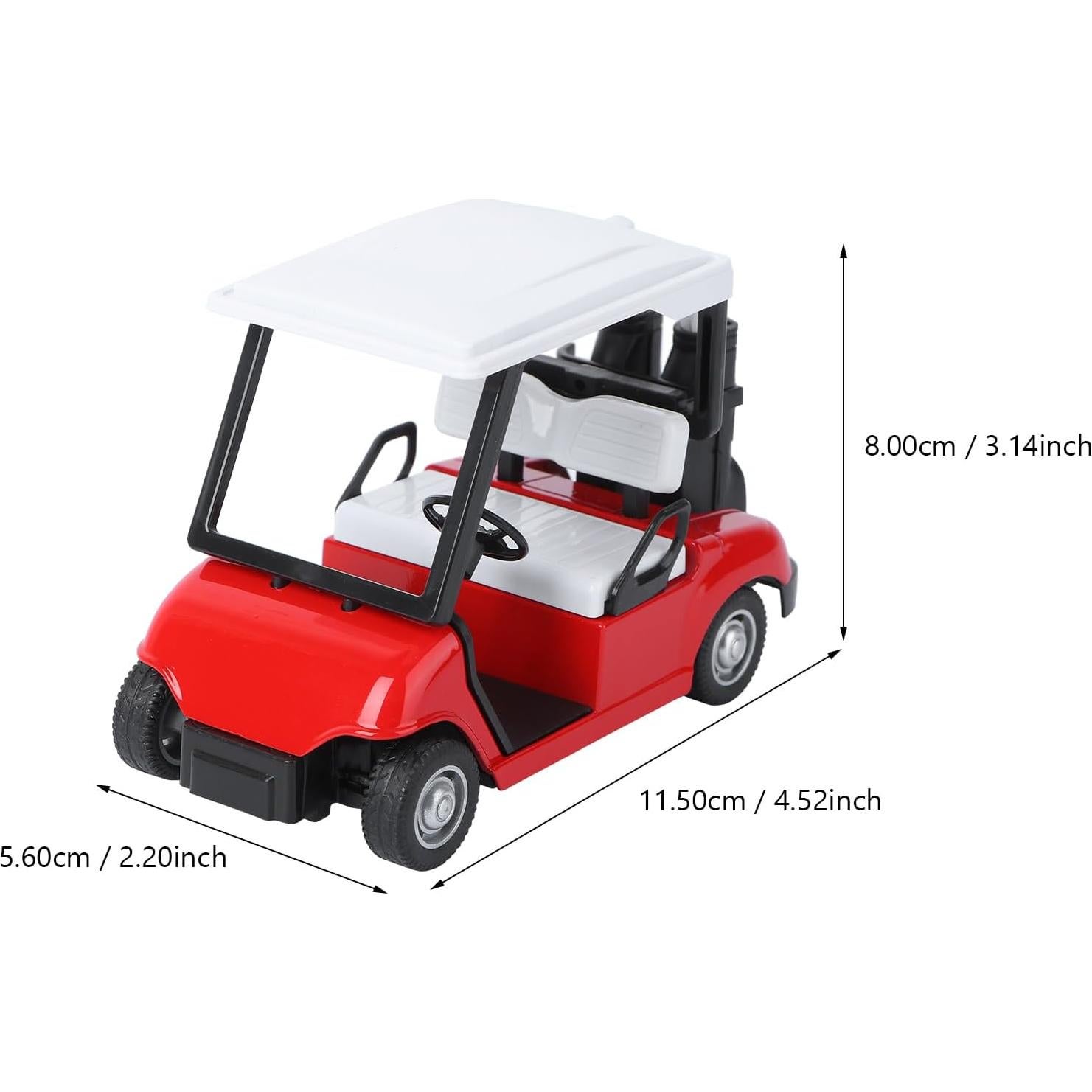 Mini Carrito de Golf IMIKEYA 1:20 Metal Fundido Rojo