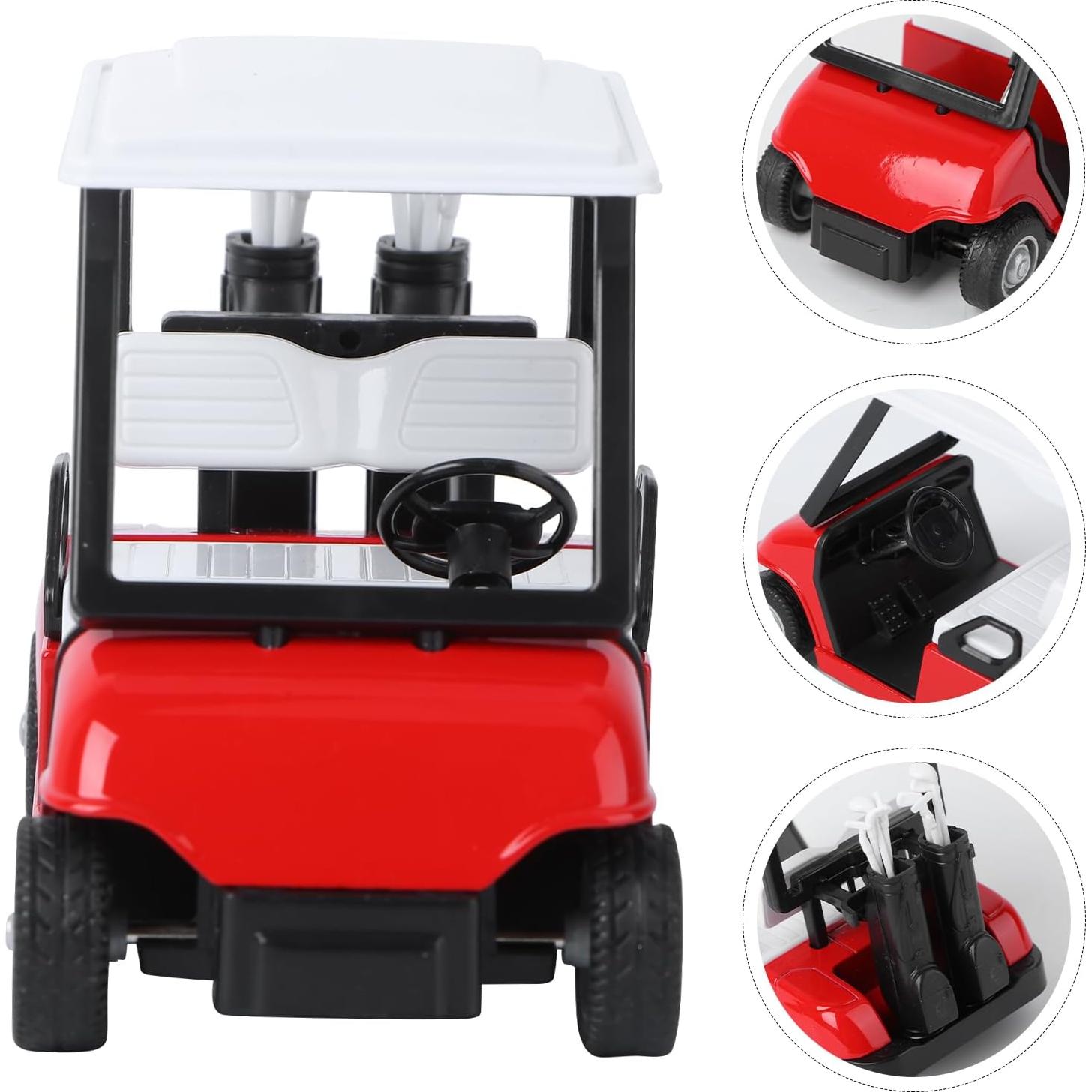 Mini Carrito de Golf IMIKEYA 1:20 Metal Fundido Rojo