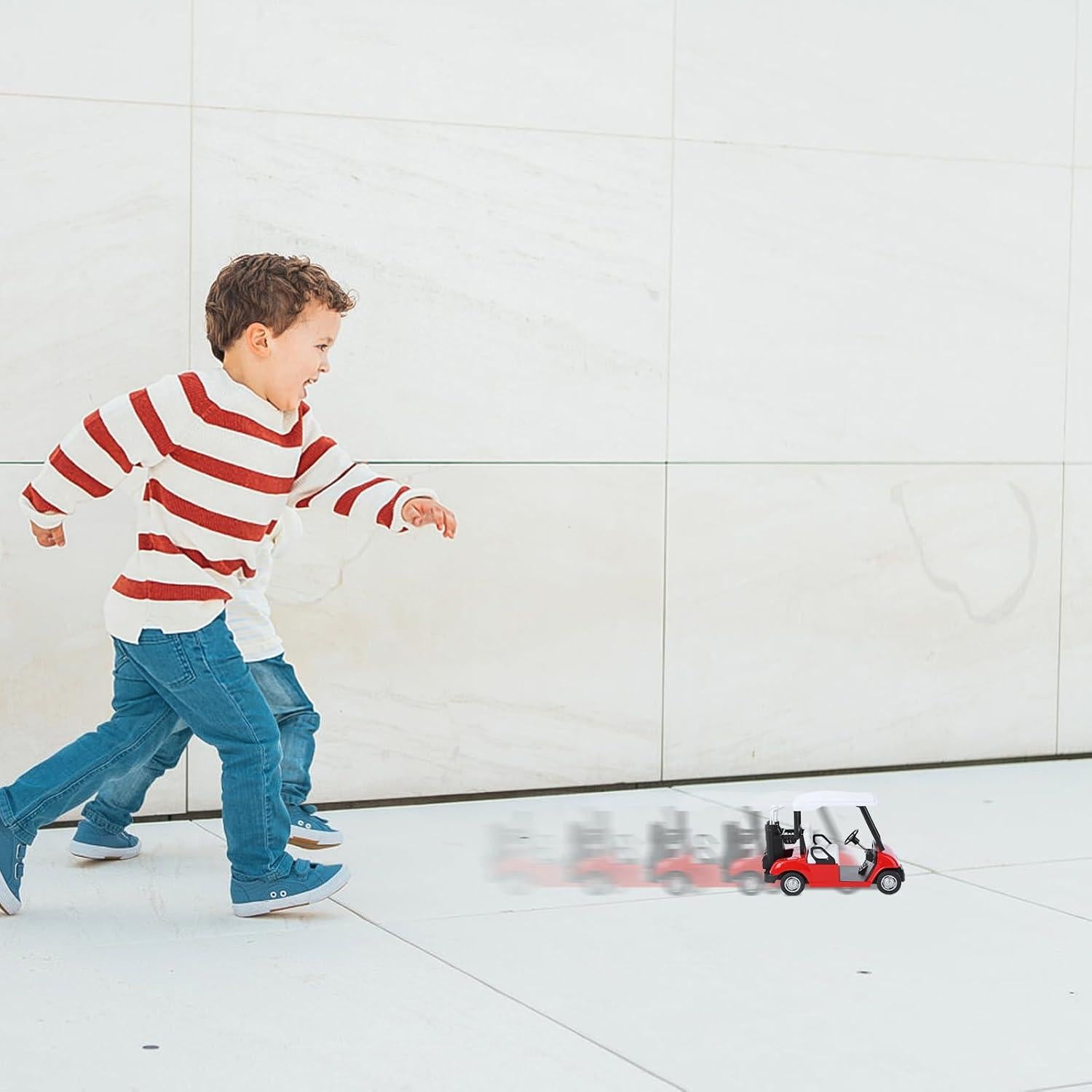 Mini Carrito de Golf IMIKEYA 1:20 Metal Fundido Rojo