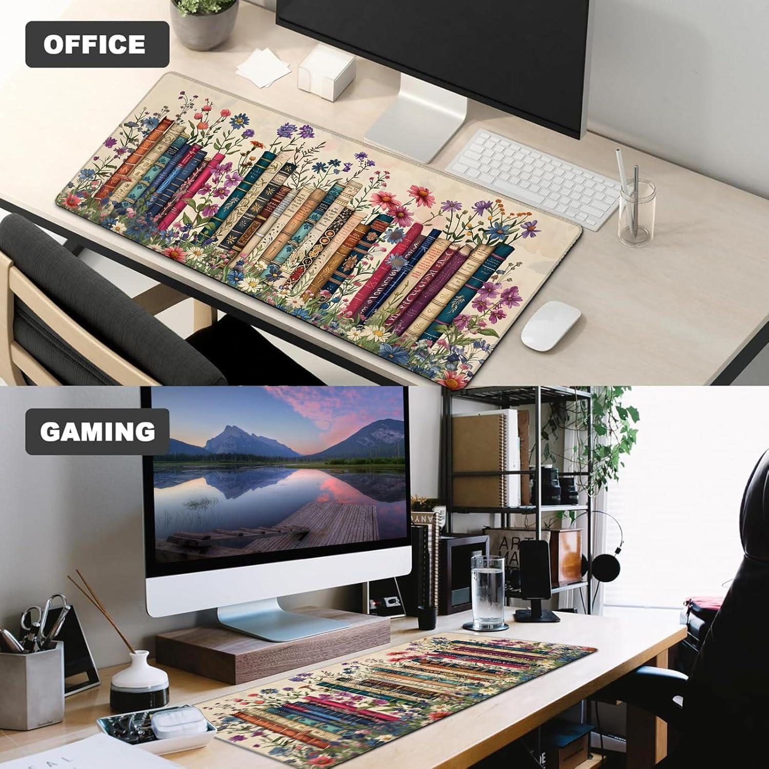 Alfombrilla de Ratón Antideslizante AINORI 80x30cm Vintage