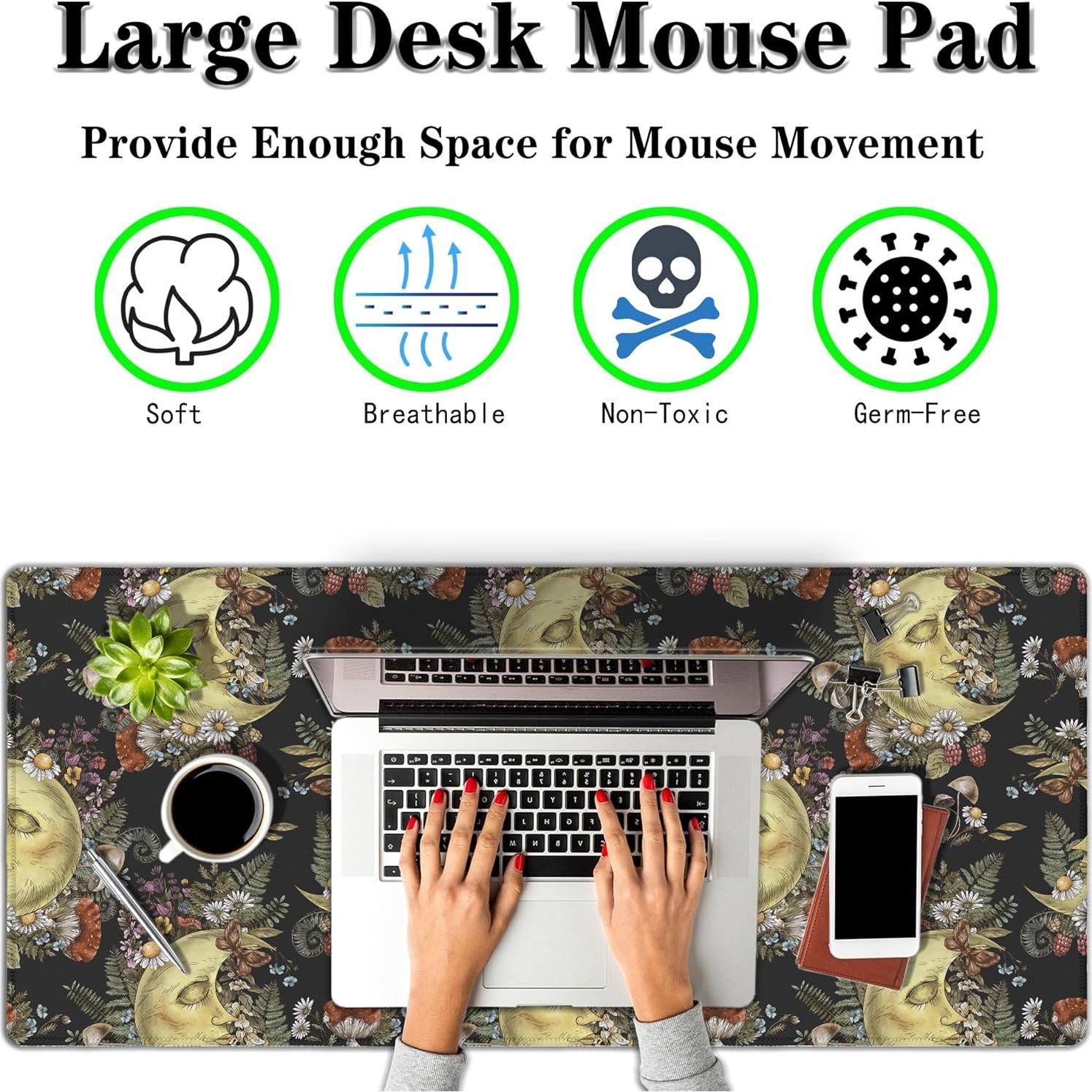 Alfombrilla de Escritorio Grande Samgula Luna Vintage 90x40cm