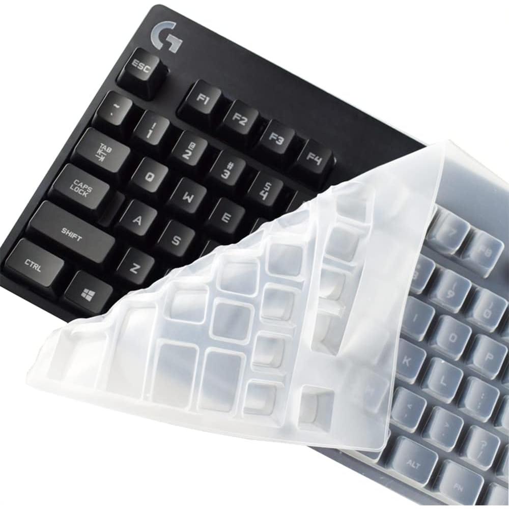 Cubierta de Silicona Transparente para Teclado Logitech G Pro