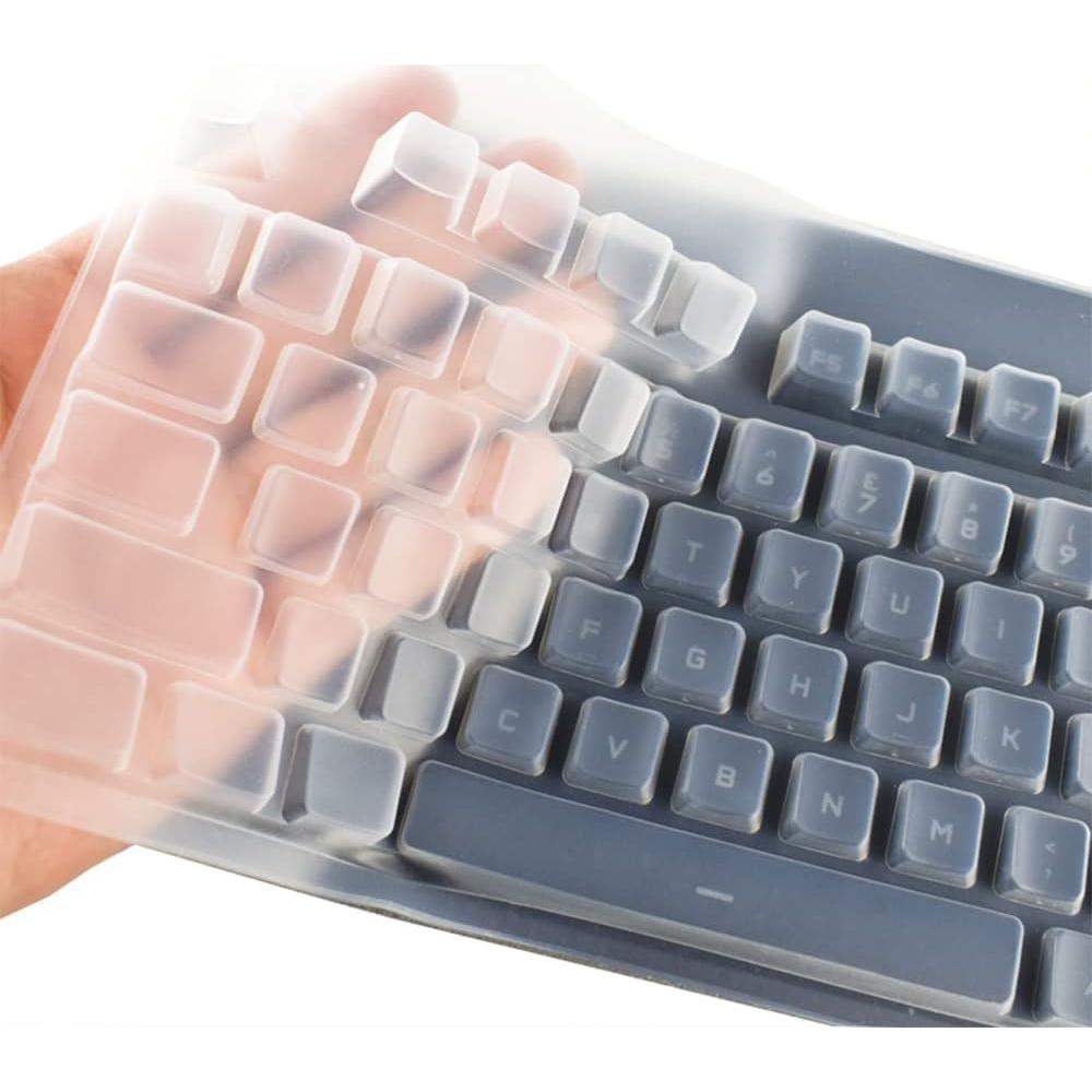 Cubierta de Silicona Transparente para Teclado Logitech G Pro