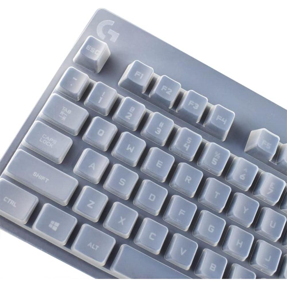 Cubierta de Silicona Transparente para Teclado Logitech G Pro