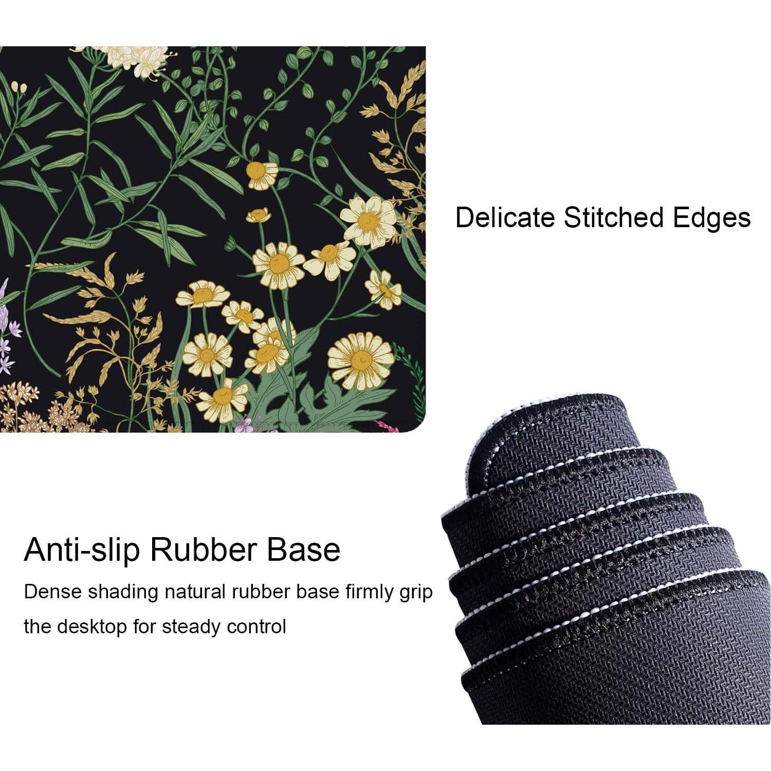 Alfombrilla de Ratón Wasica KUN-XLPAD-8060 Floral Grande 800x300mm