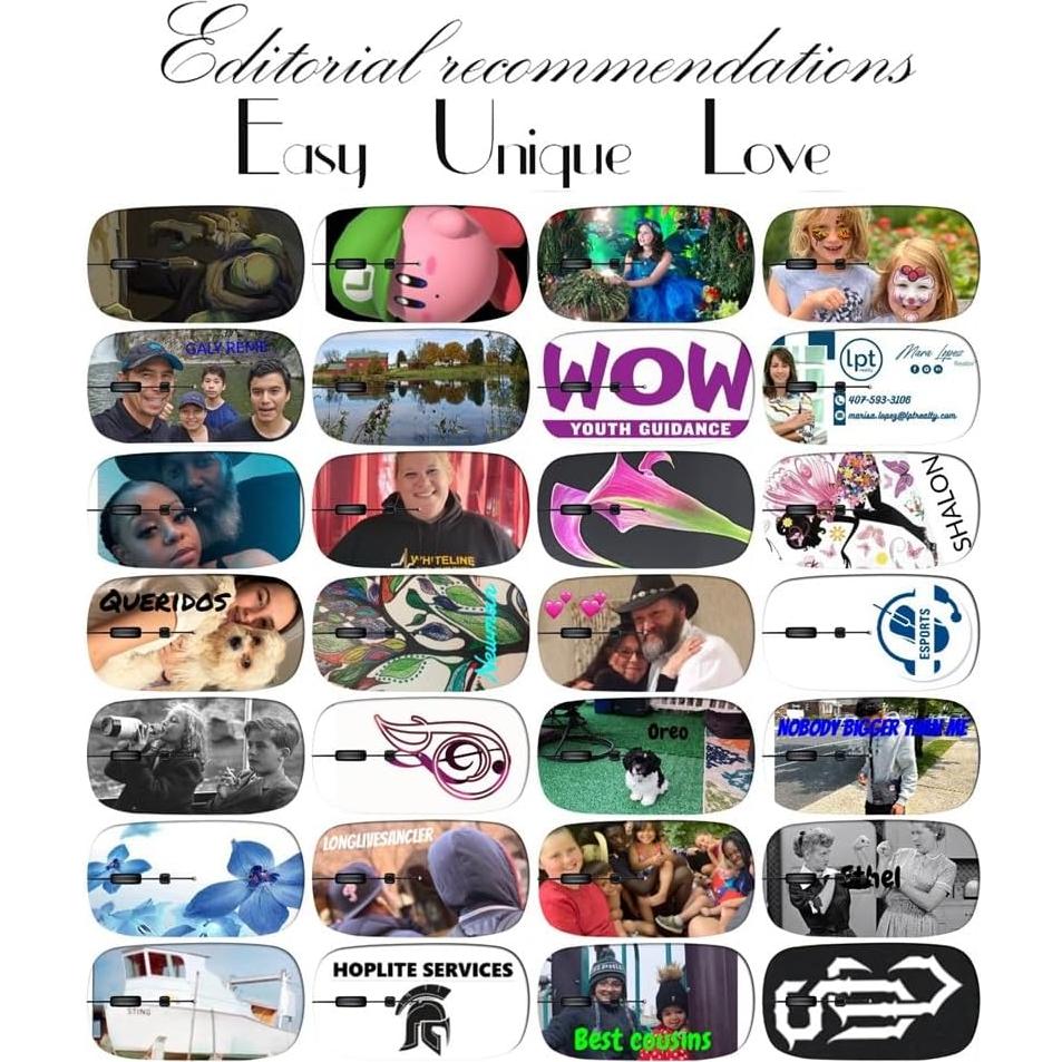 Mouse Inalámbrico Maizi Floral Vintage para Mac 2.4GHz