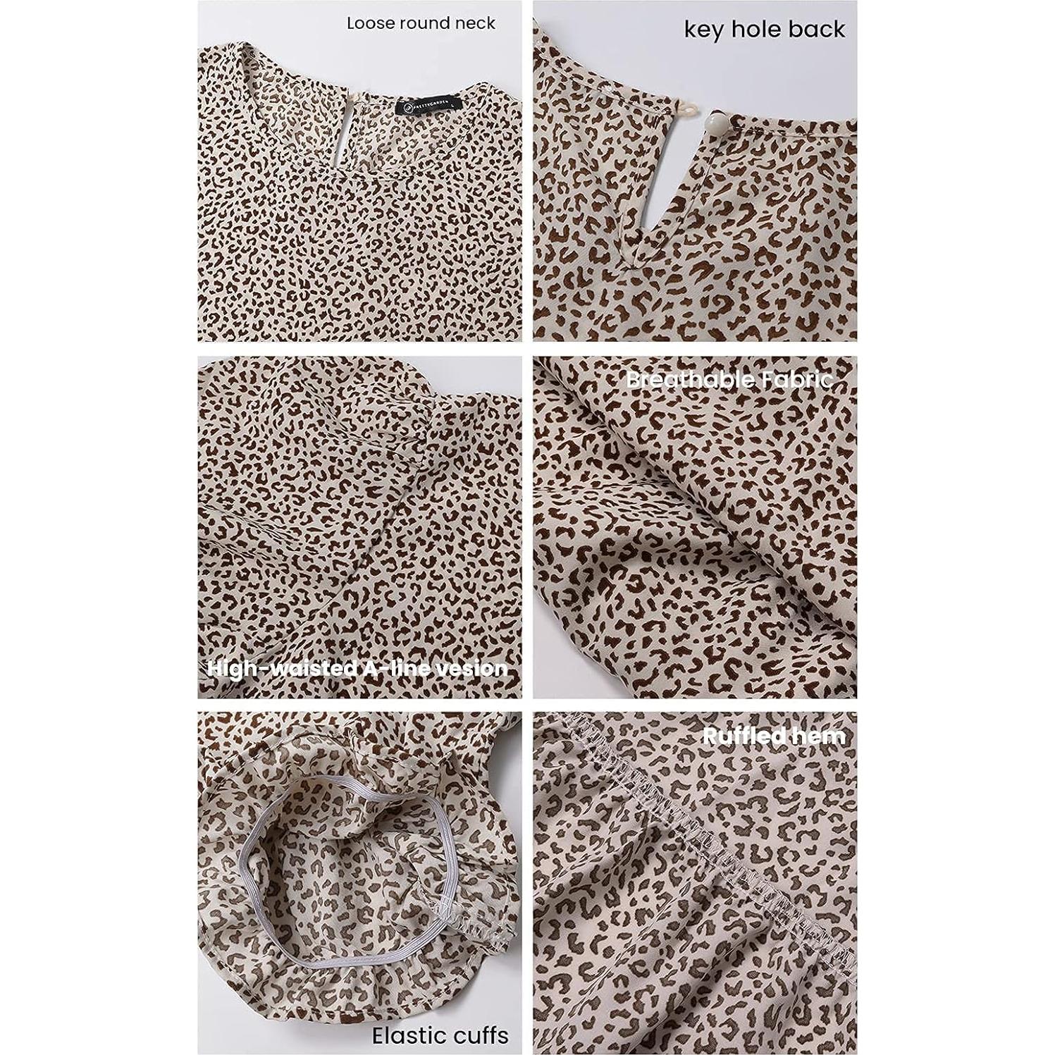 Vestido Bohemio Floral Midi PRETTYGARDEN para Mujeres