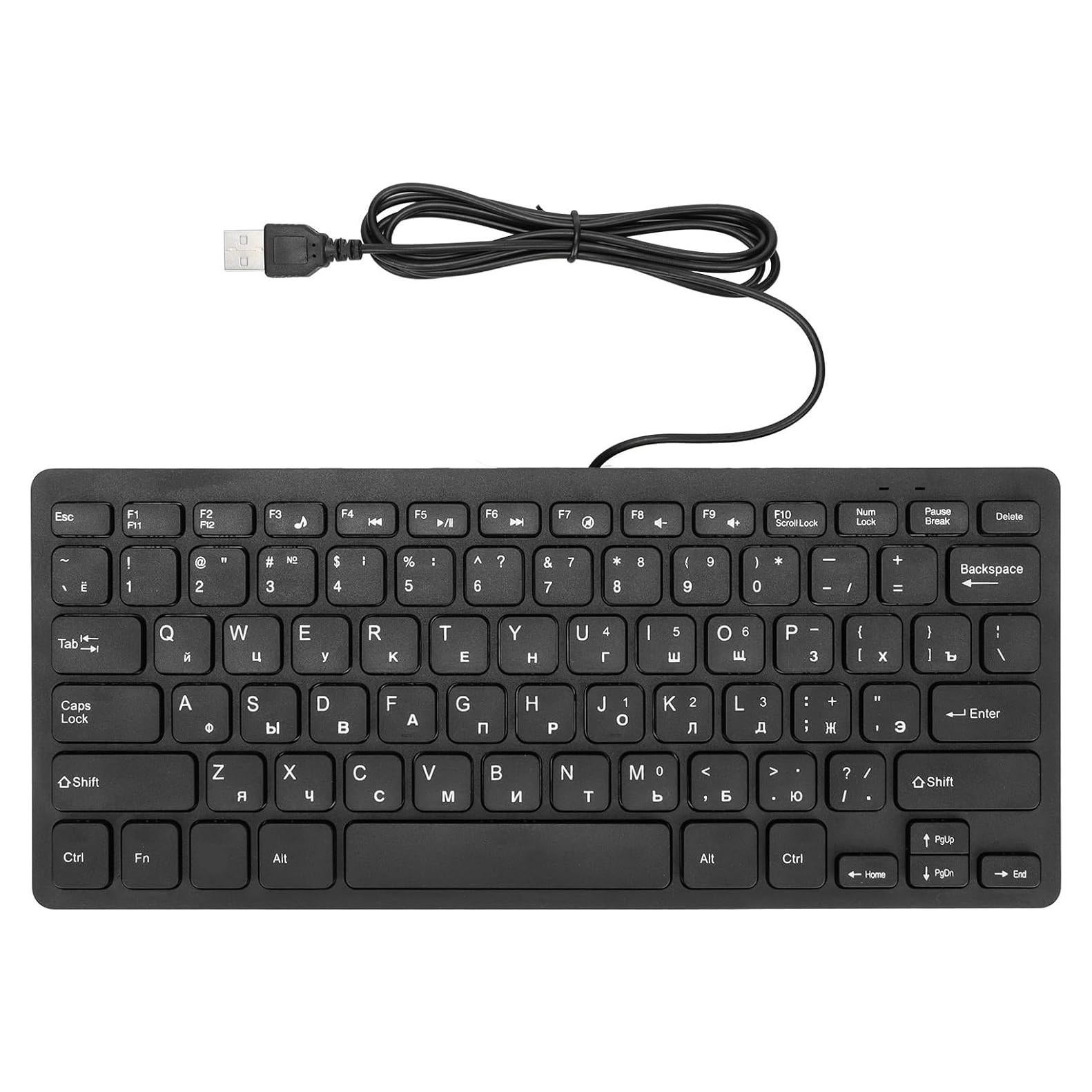 Teclado Ergonómico Ruso K-1000 TIKATARER 78 Teclas USB