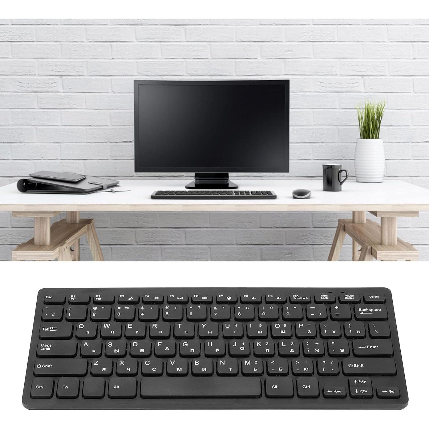 Teclado Ergonómico Ruso K-1000 TIKATARER 78 Teclas USB