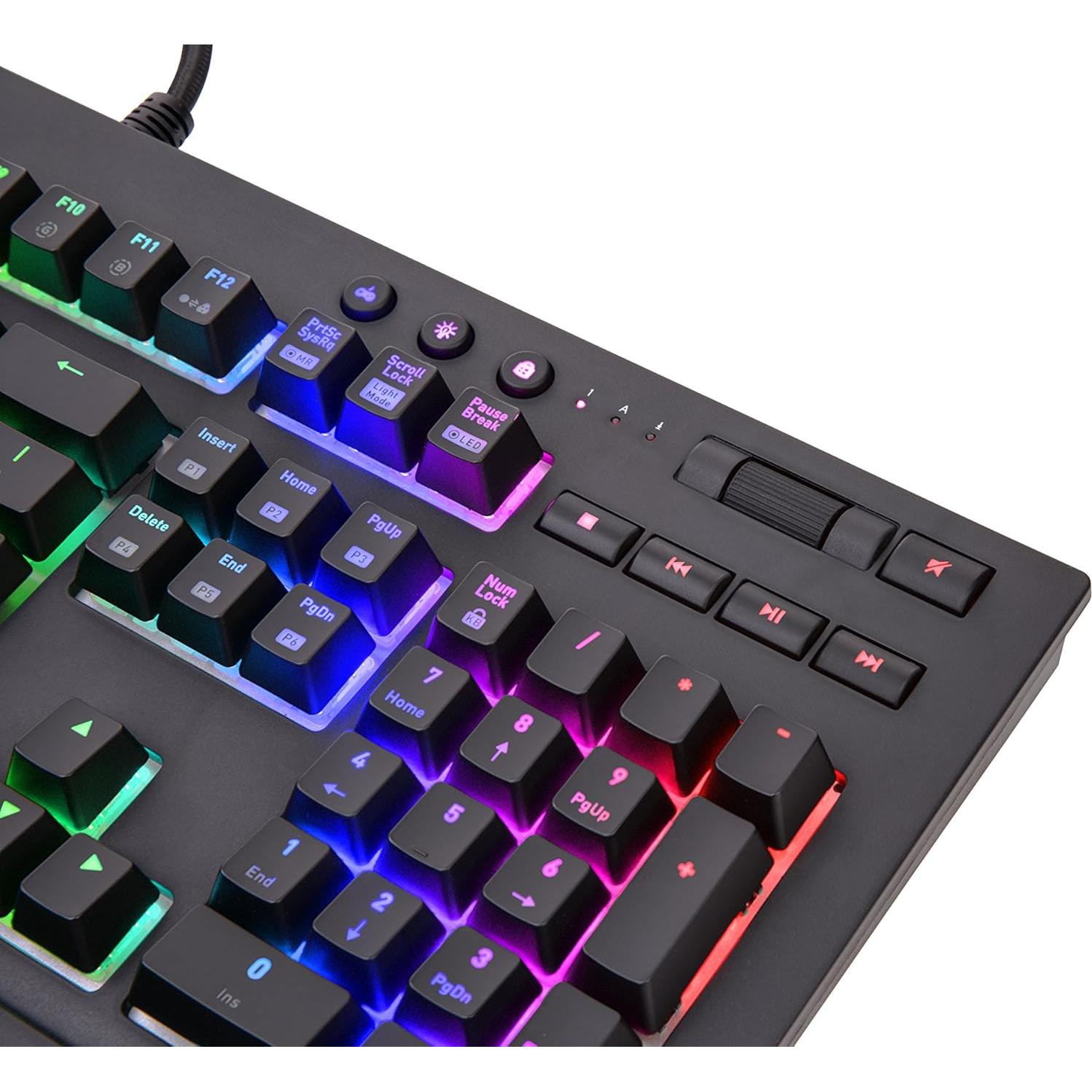 Teclado Mecánico Thermaltake Tt Premium X1 RGB Cherry MX Azul