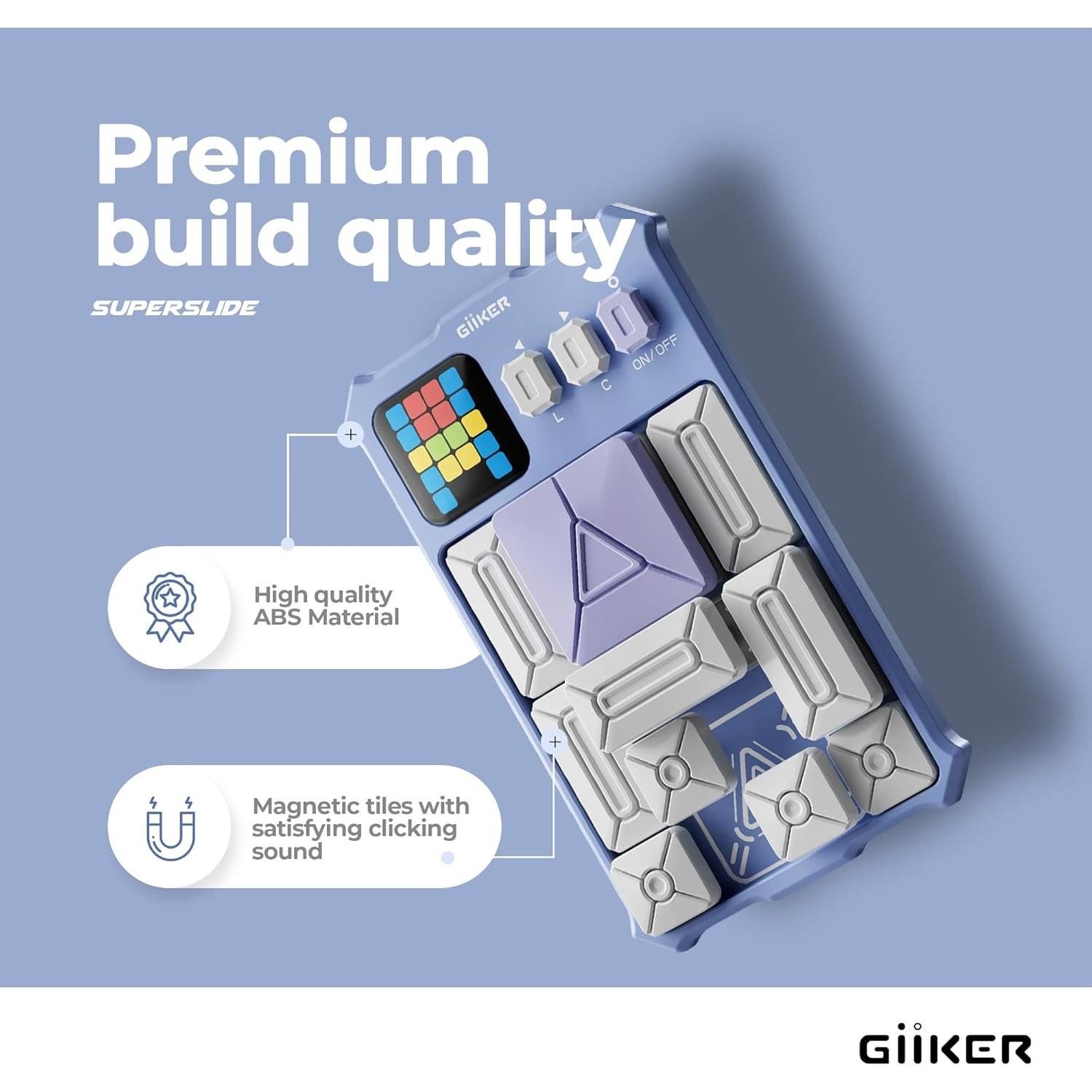 GiiKER Super Slide Puzzle Rompecabezas 500+ Desafíos