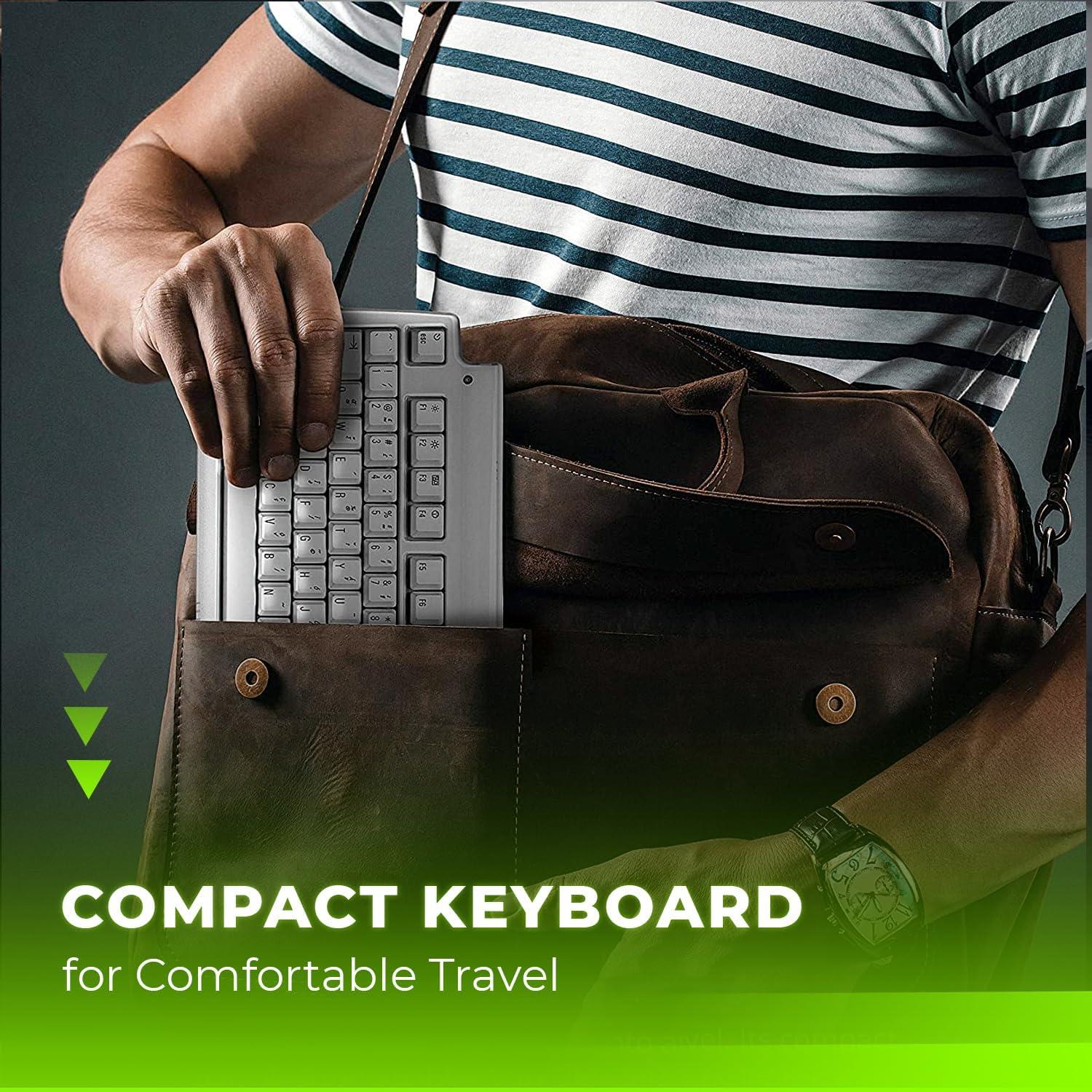 Teclado Táctil Pro Matias USB 2.0 Compacto para Mac