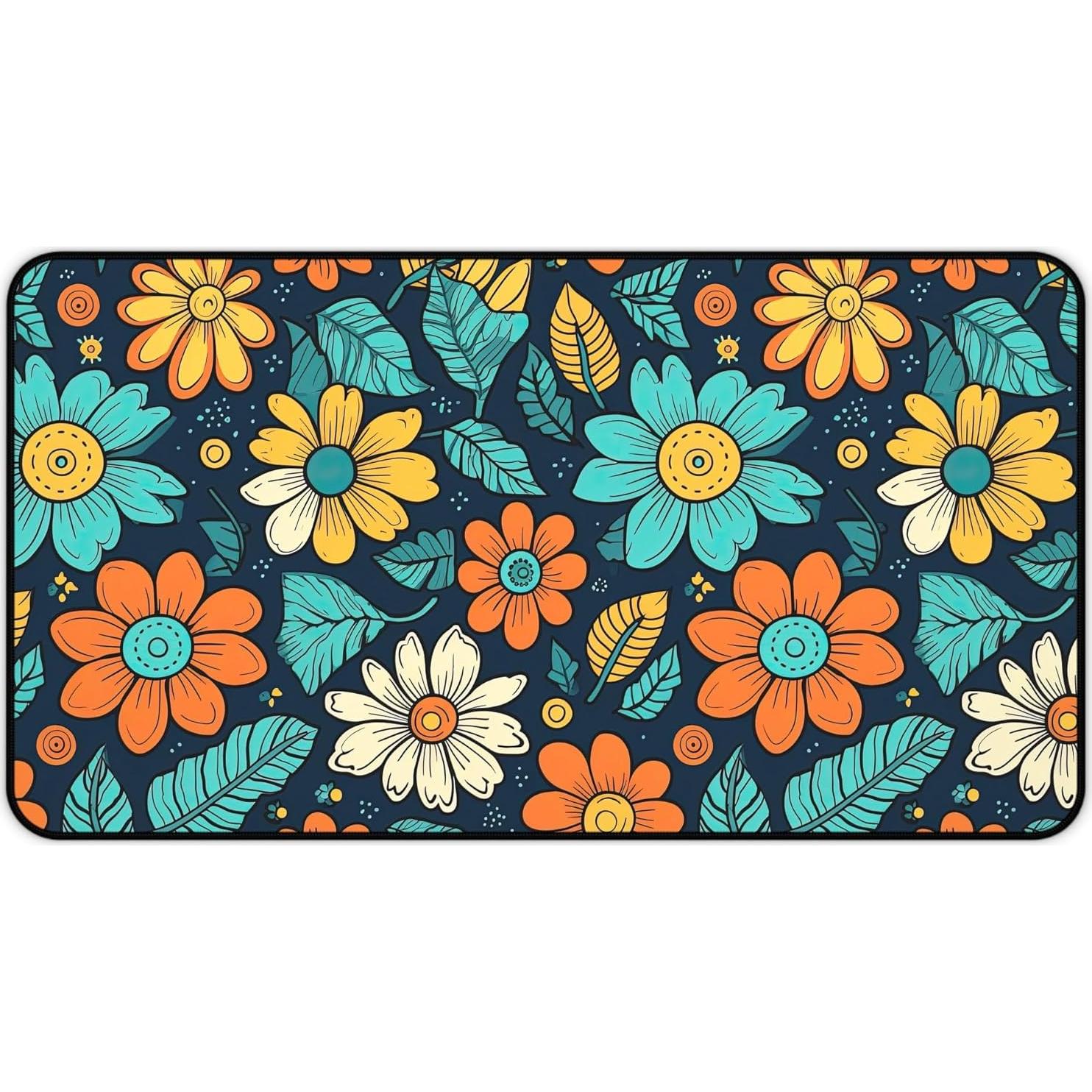 Alfombrilla de Escritorio Personalizada Neopreno 3mm Floral