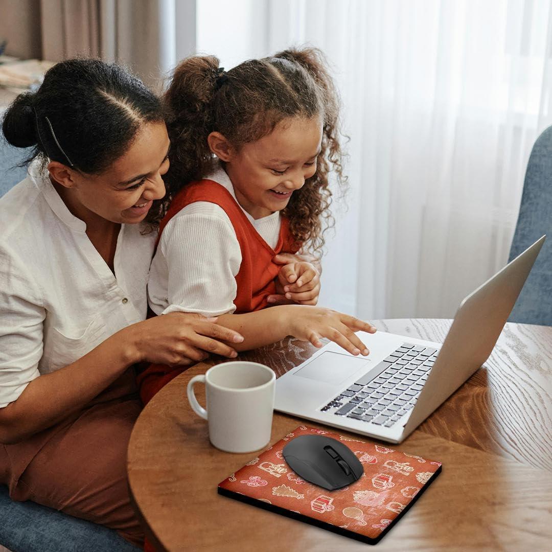 Alfombrilla de Ratón 3dRose Cuadrada 20.32cm Arte Navidad