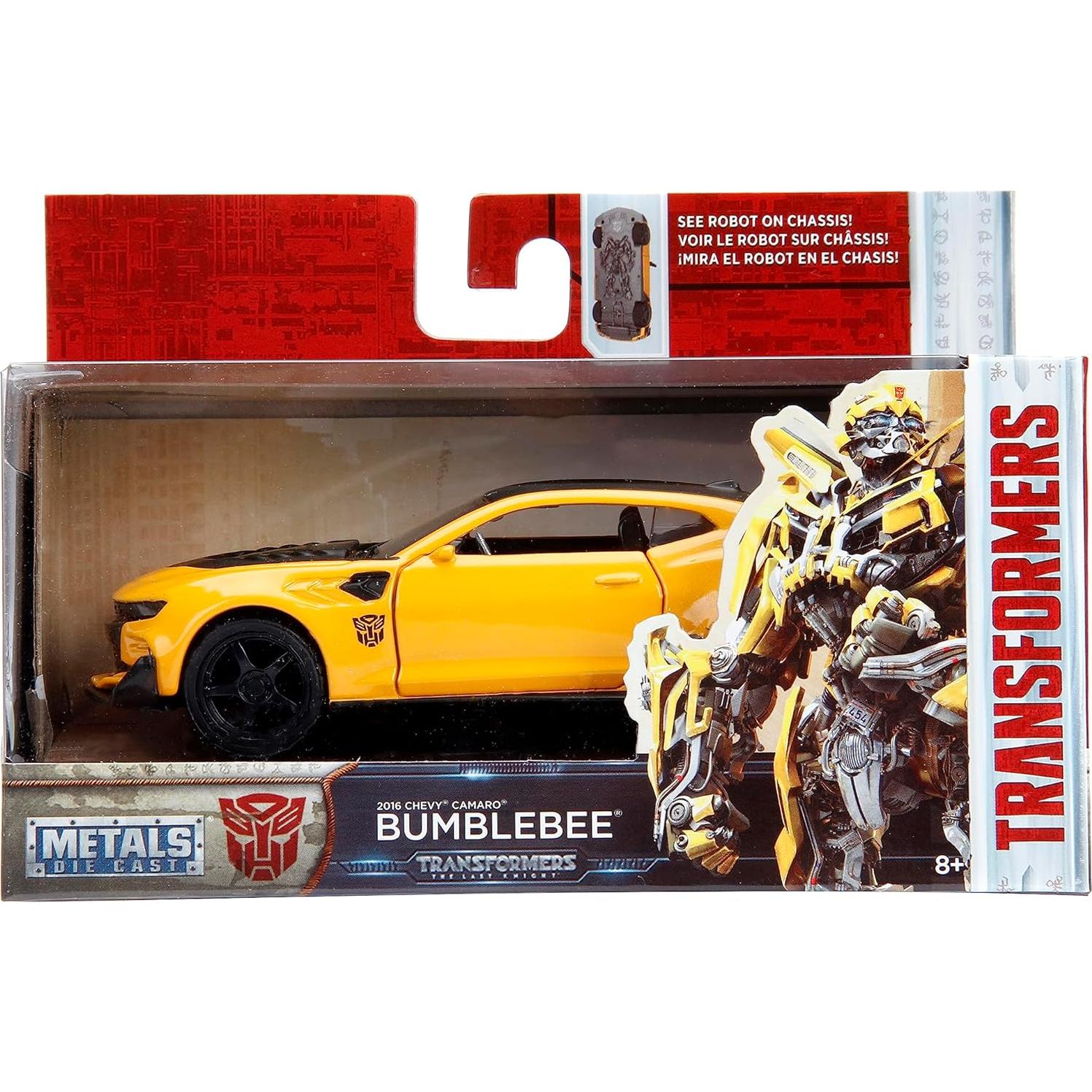 Coche Diecast JADA Transformers Bumblebee Camaro 2016 15.7cm