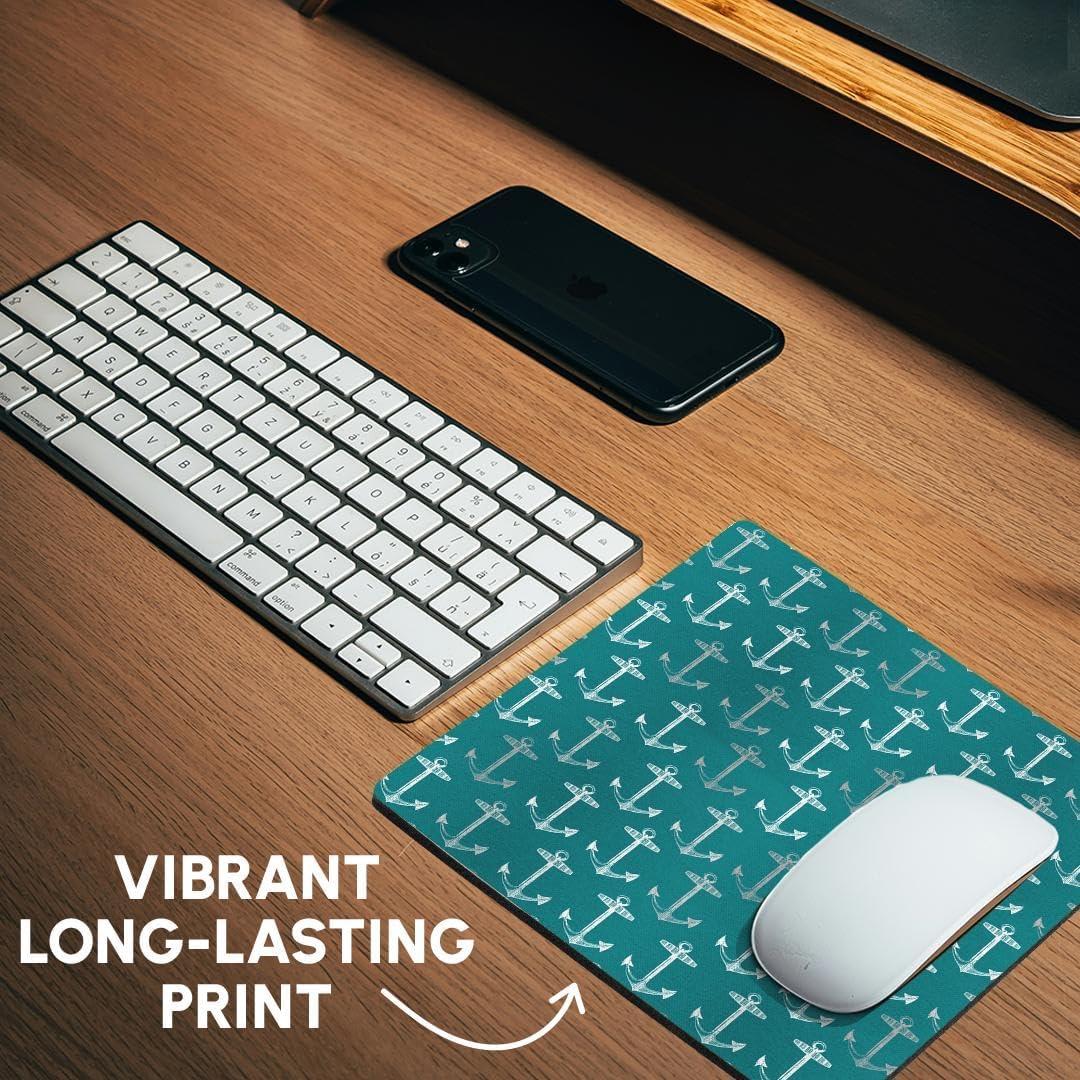 Alfombrilla de Ratón 3dRose Ancla Azul Vintage 20.32cm