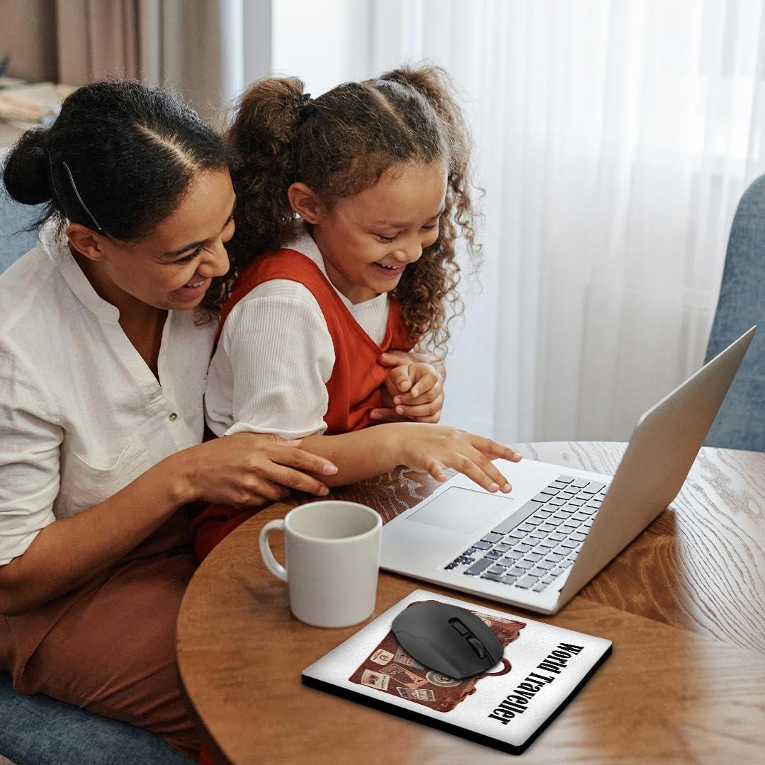 Alfombrilla para Mouse 3dRose Cuadrada 20.32cm Arte Vintage