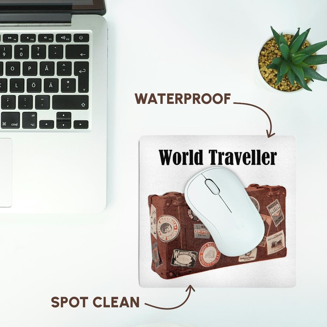 Alfombrilla para Mouse 3dRose Cuadrada 20.32cm Arte Vintage