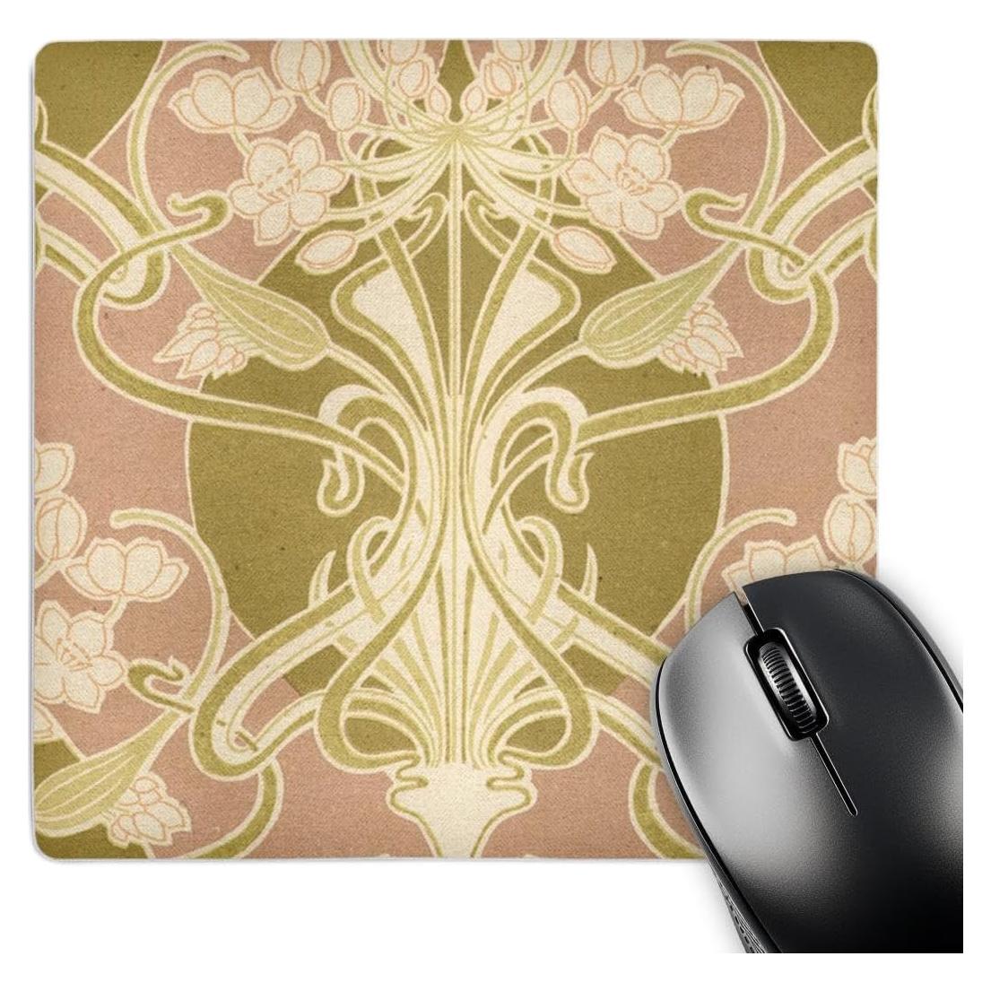 Mouse Pad Cuadrado 3Drose 20.32x20.32cm Arte Vintage